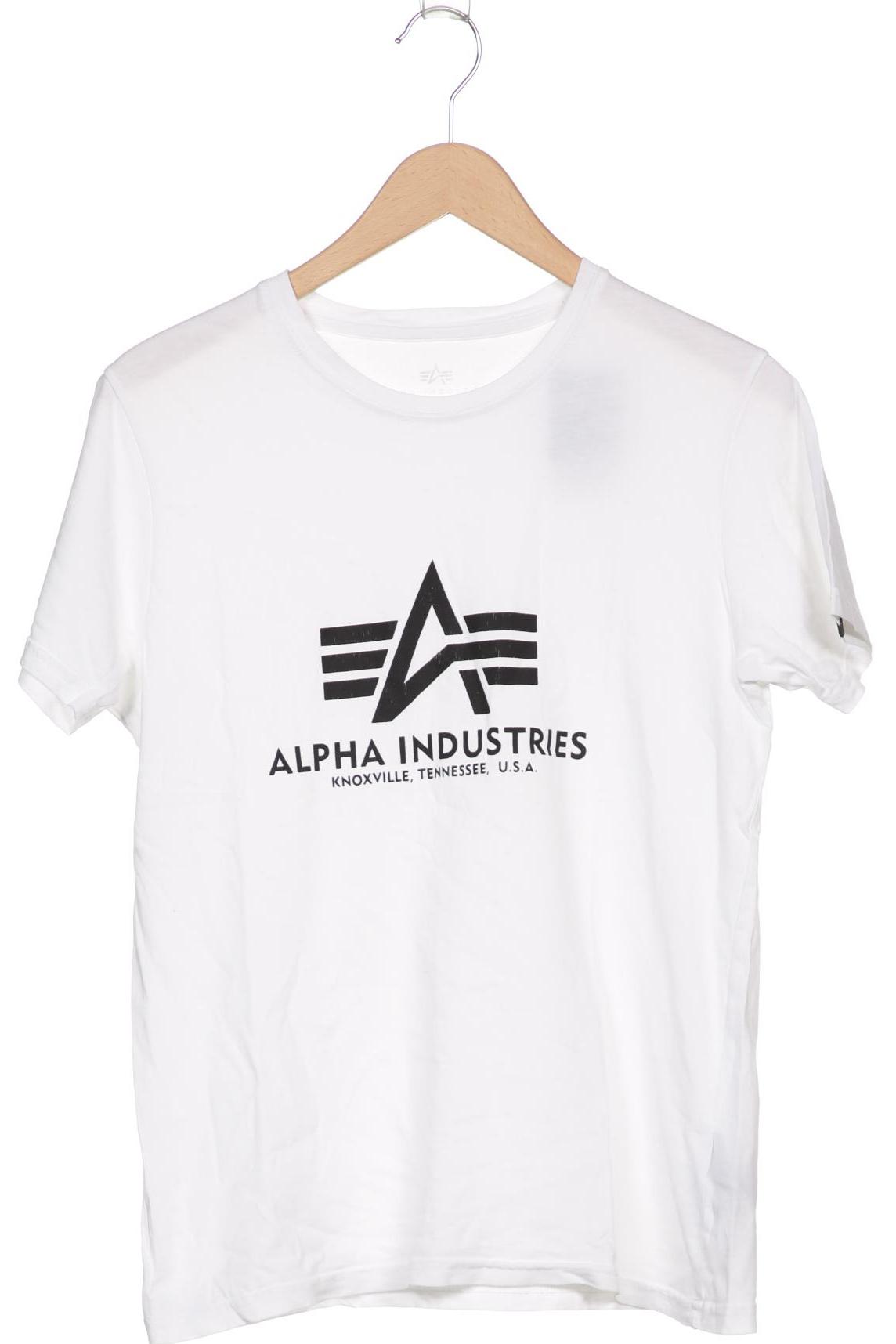 

Alpha industries Herren T-Shirt, weiß
