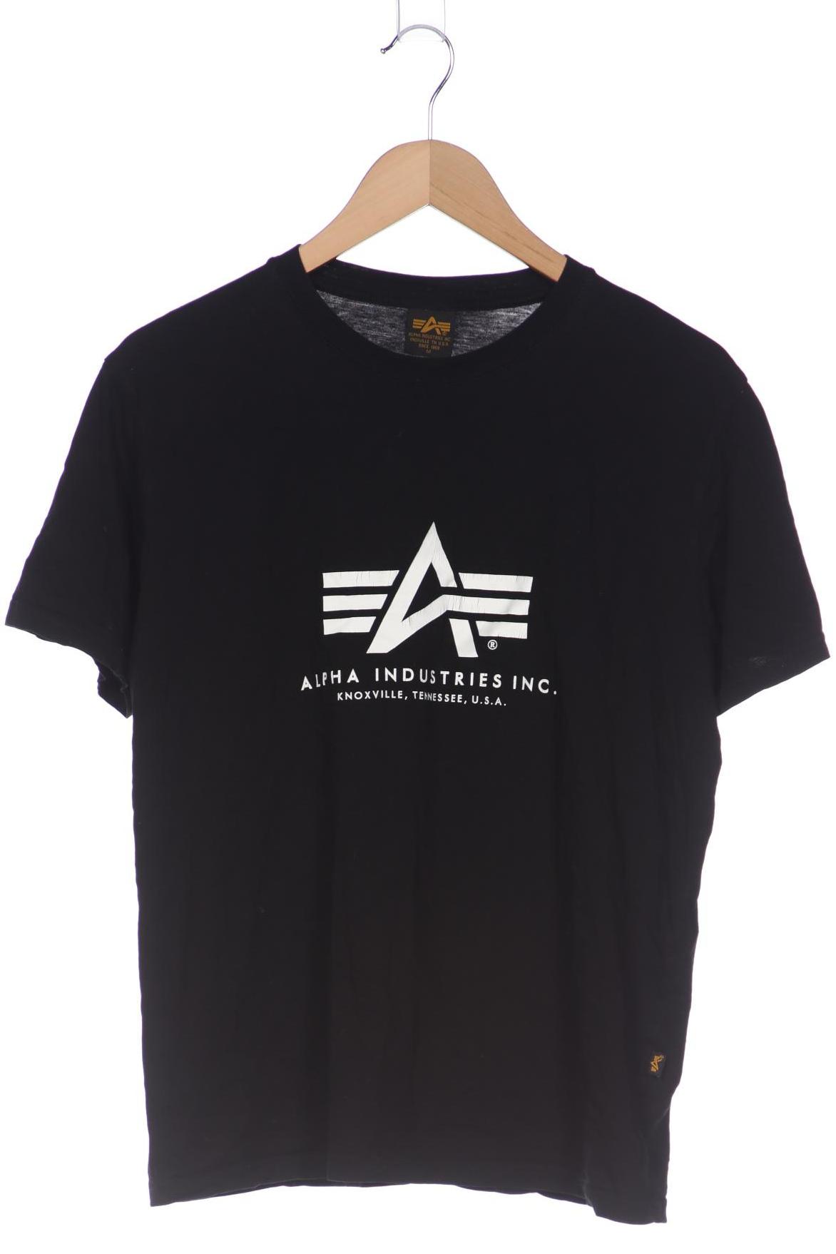 

Alpha industries Herren T-Shirt, schwarz, Gr. 48