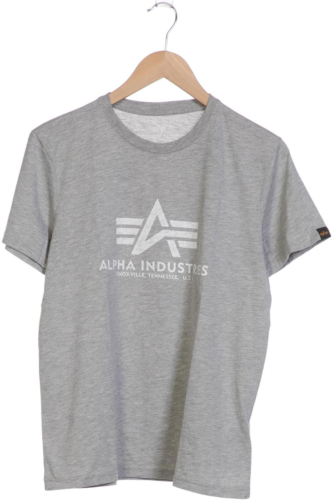

Alpha industries Herren T-Shirt, grau, Gr. 48