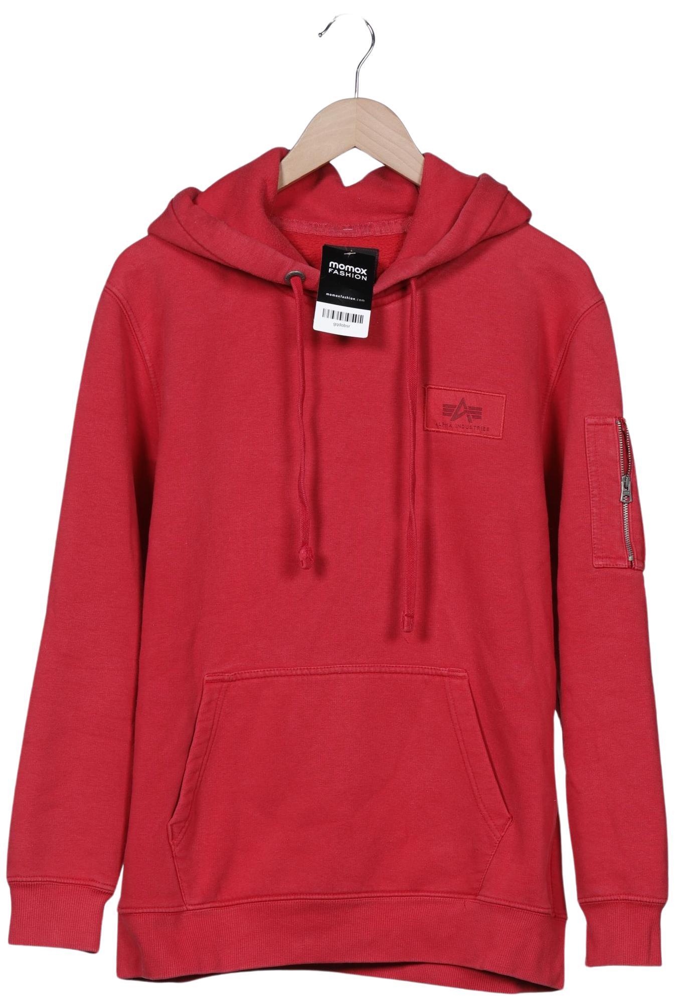 

Alpha industries Herren Kapuzenpullover, rot, Gr. 52