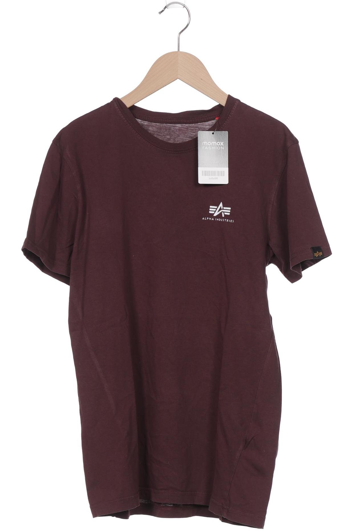

Alpha industries Herren T-Shirt, bordeaux, Gr. 44