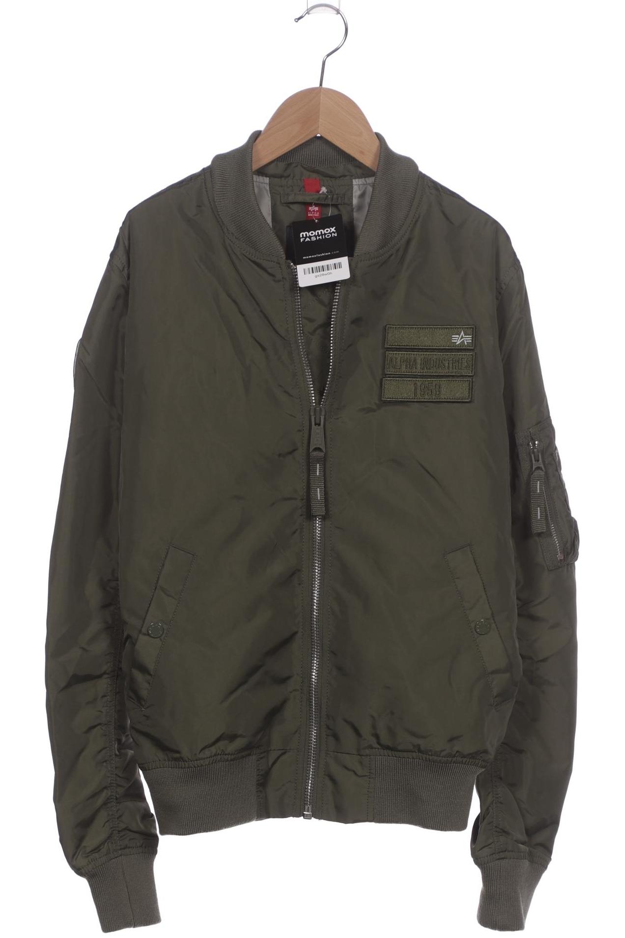 

Alpha industries Herren Jacke, grün, Gr. 46