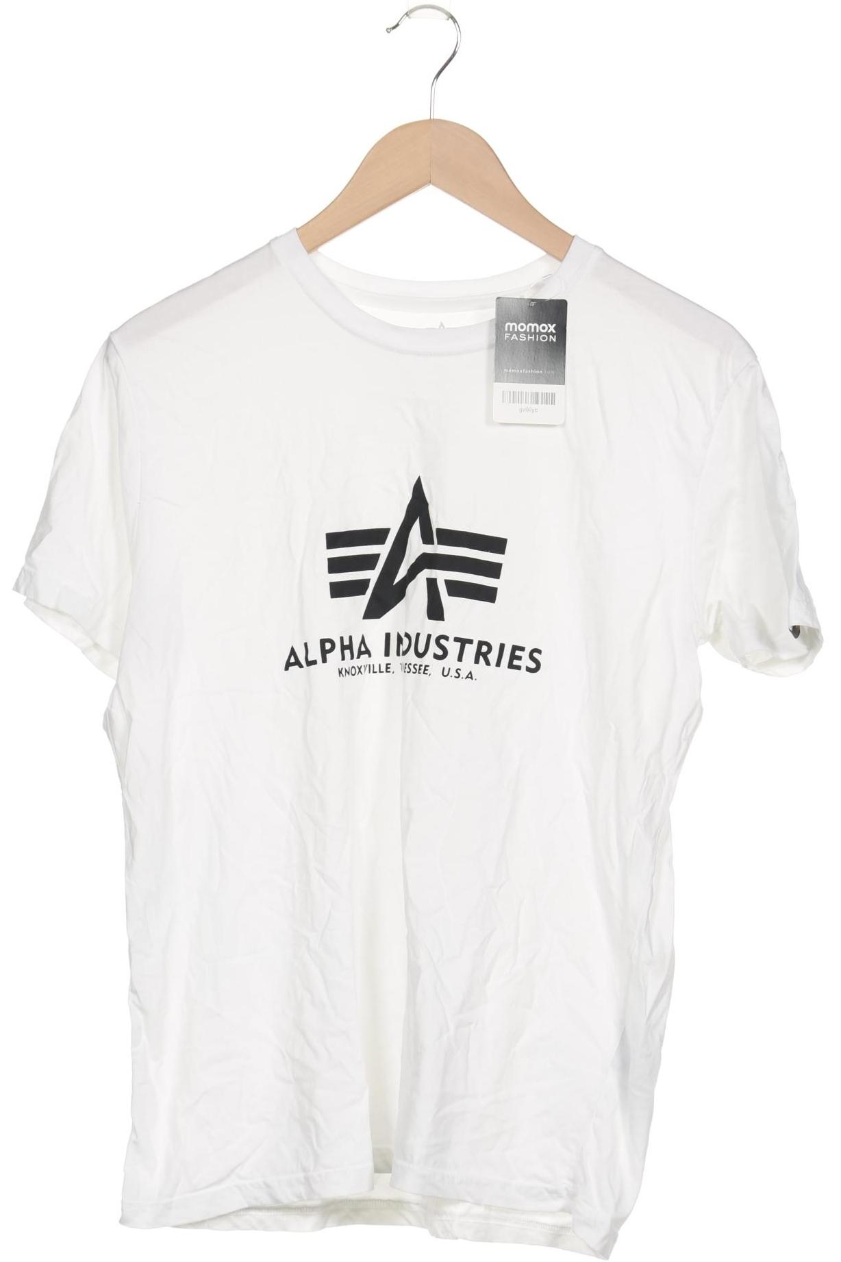 

Alpha industries Herren T-Shirt, weiß, Gr. 52