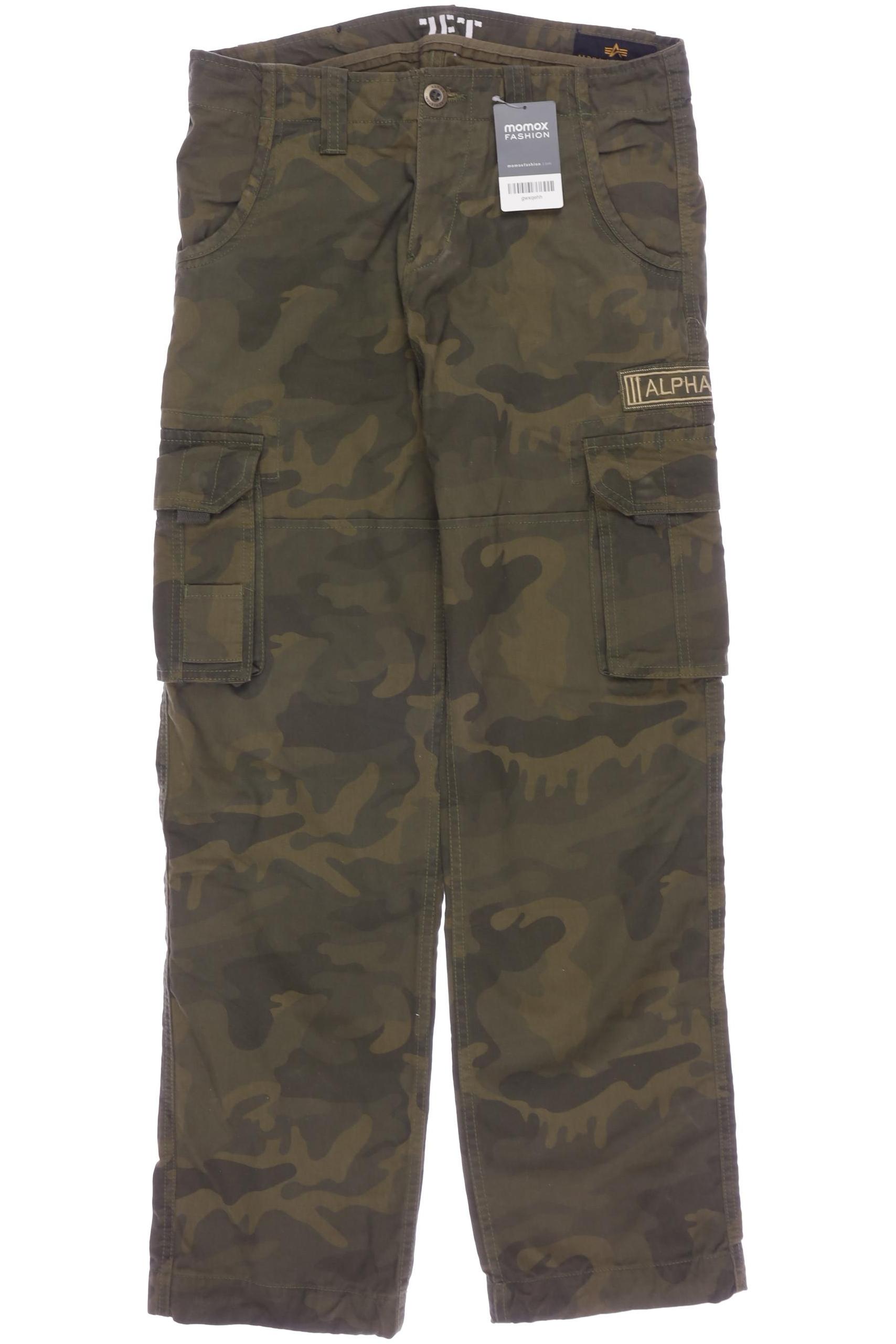 

Alpha industries Herren Stoffhose, grün, Gr. 31