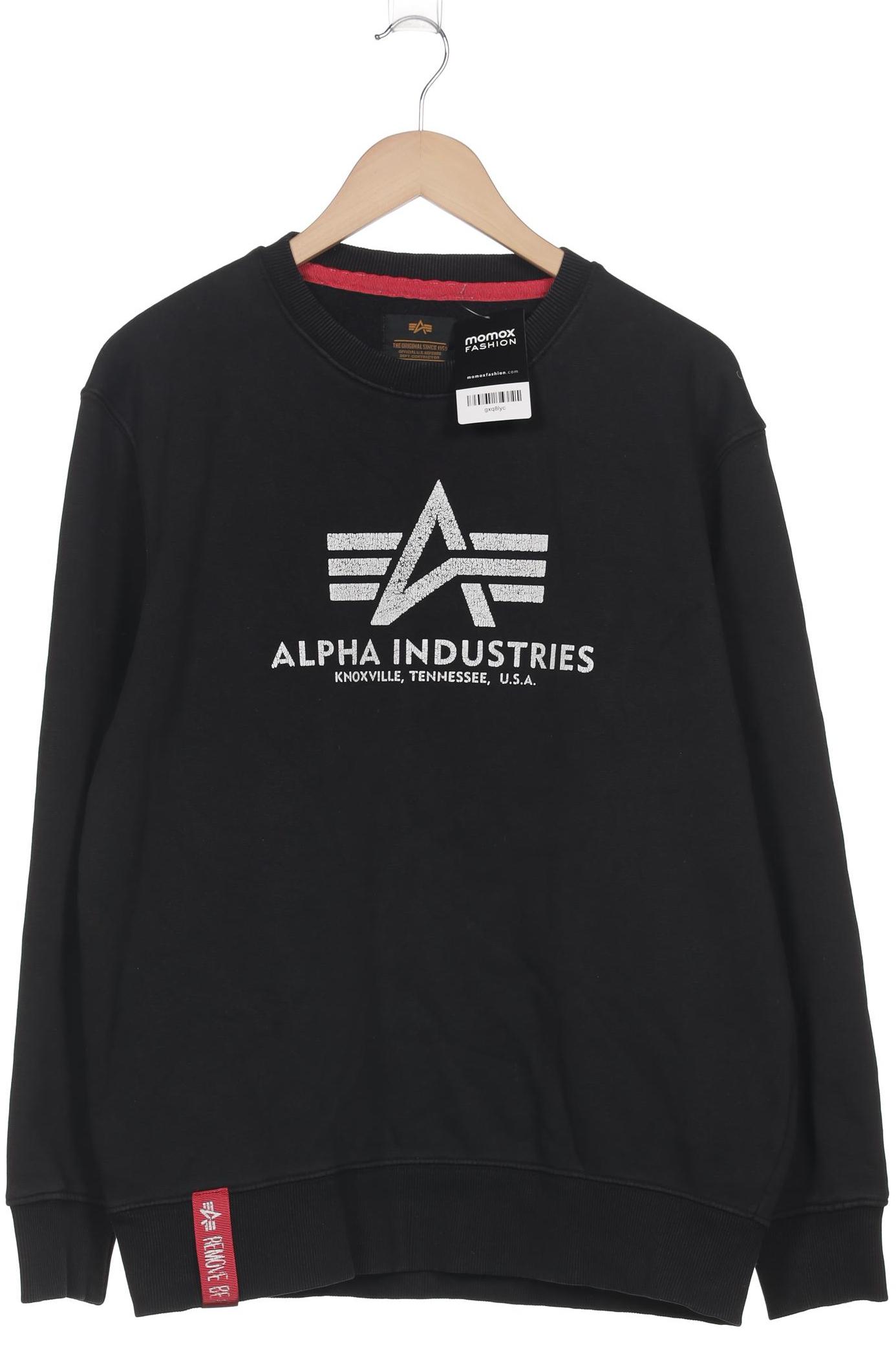 

Alpha industries Herren Sweatshirt, schwarz, Gr. 52