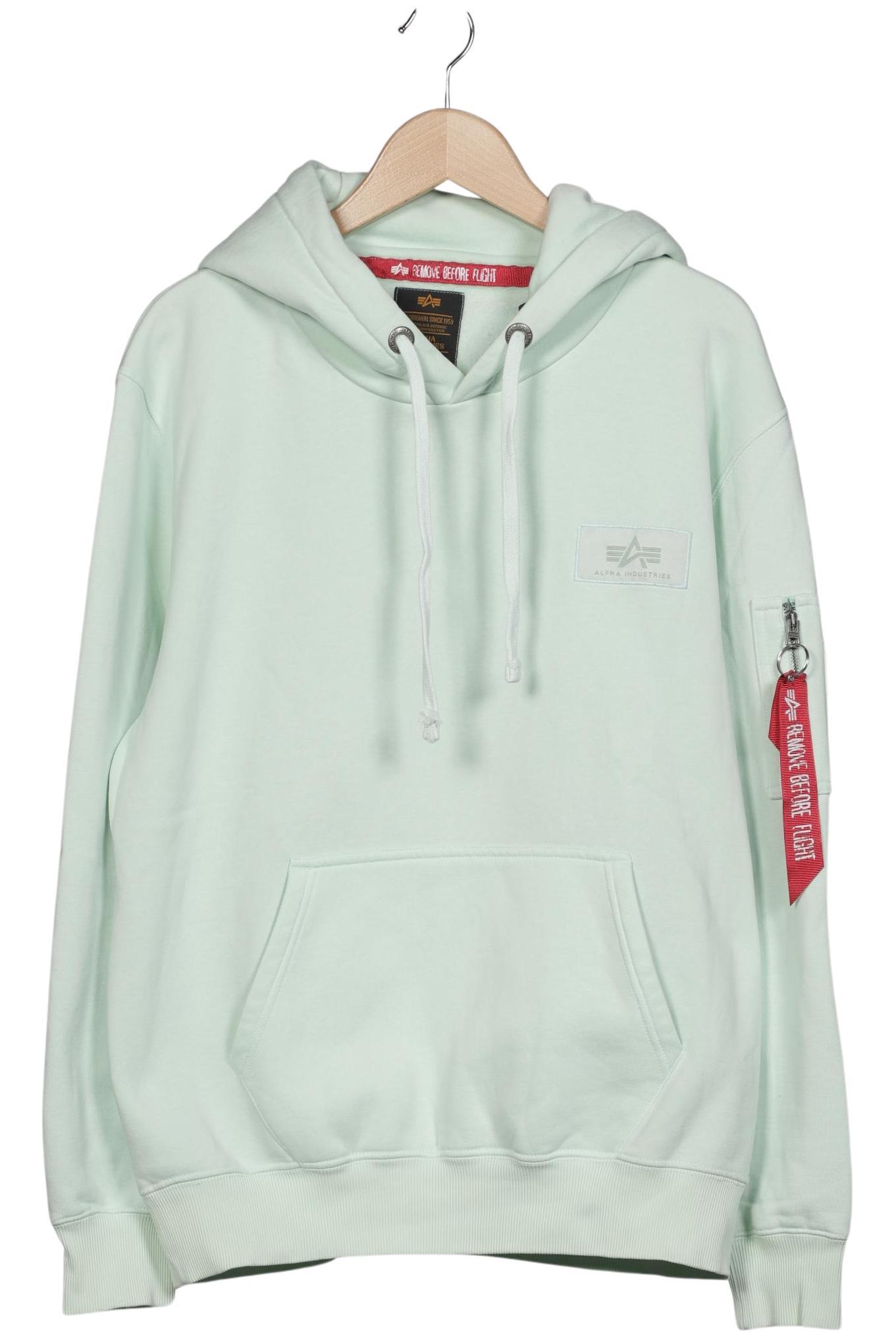 

Alpha industries Herren Kapuzenpullover, hellgrün, Gr. 52