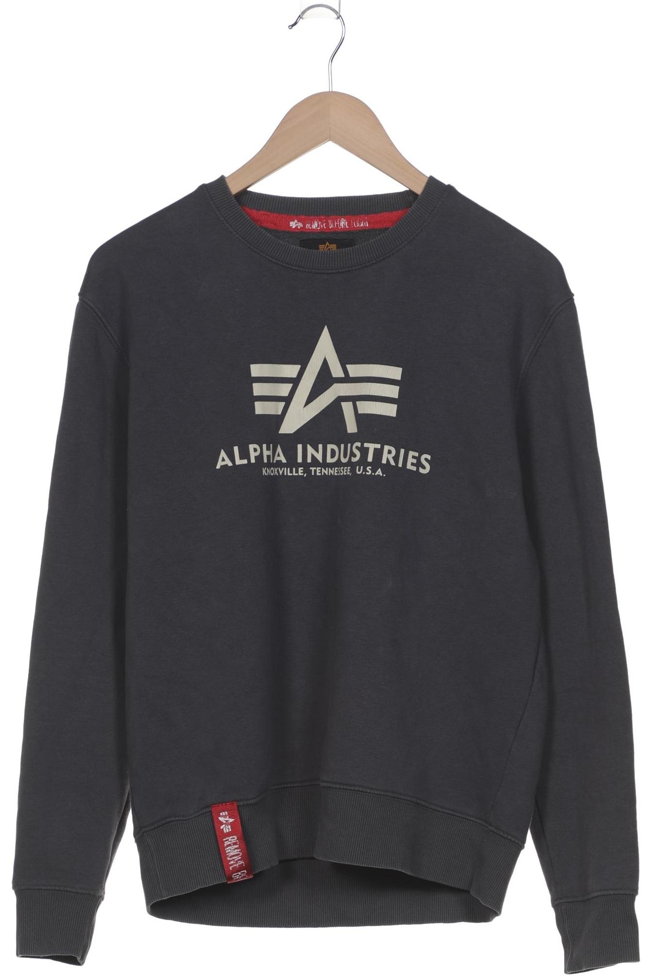 

Alpha industries Herren Sweatshirt, grau, Gr. 46