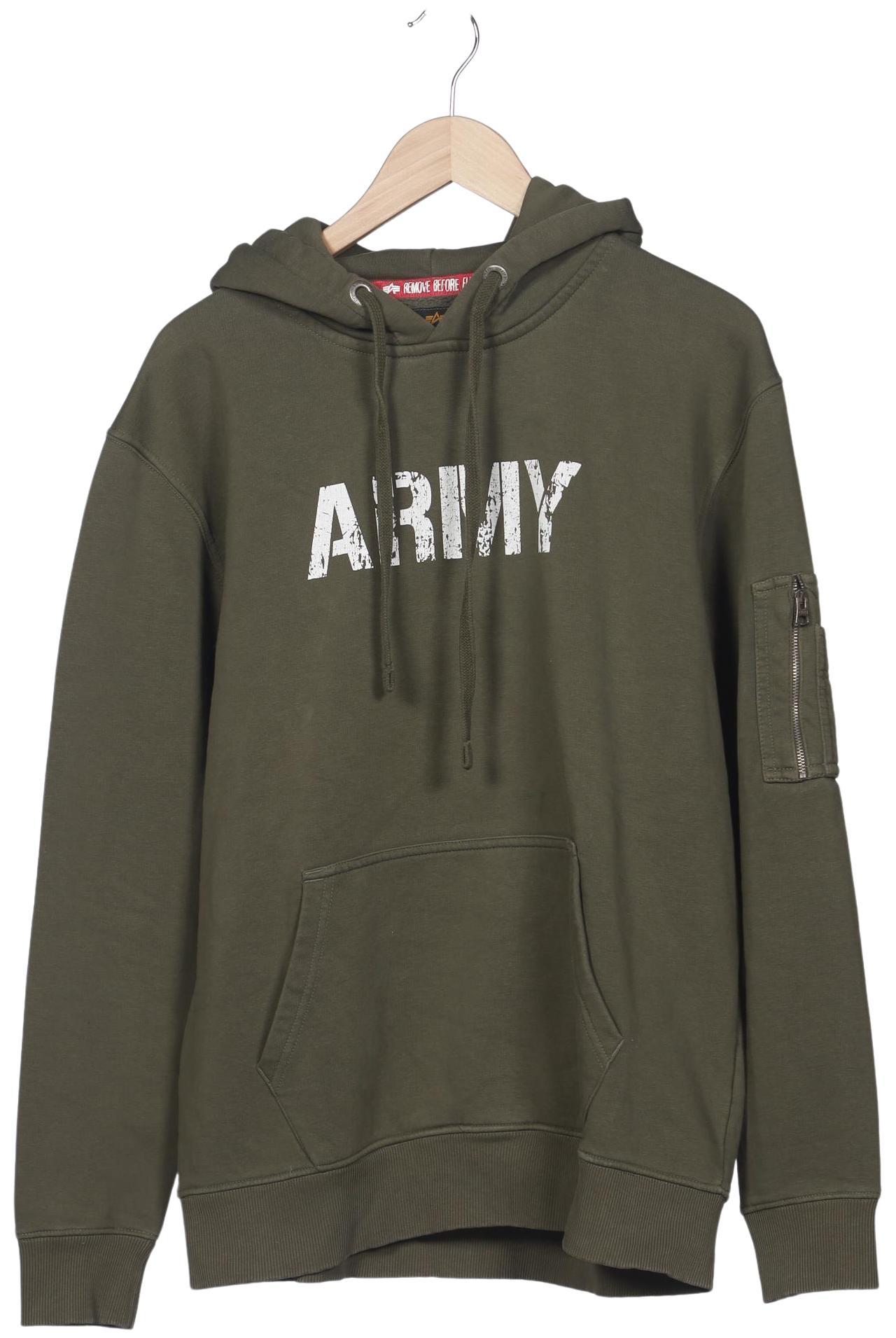 

Alpha industries Herren Kapuzenpullover, grün, Gr. 52