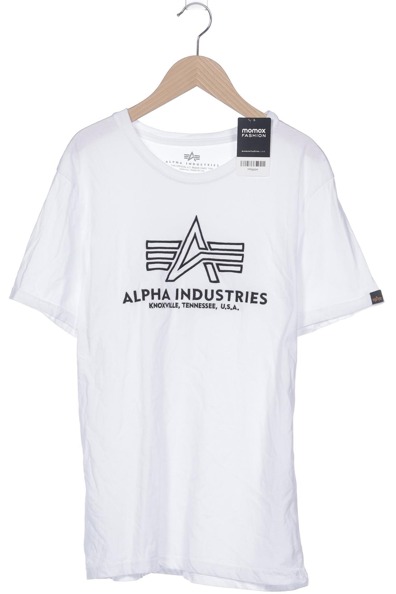 

Alpha industries Herren T-Shirt, weiß, Gr. 48