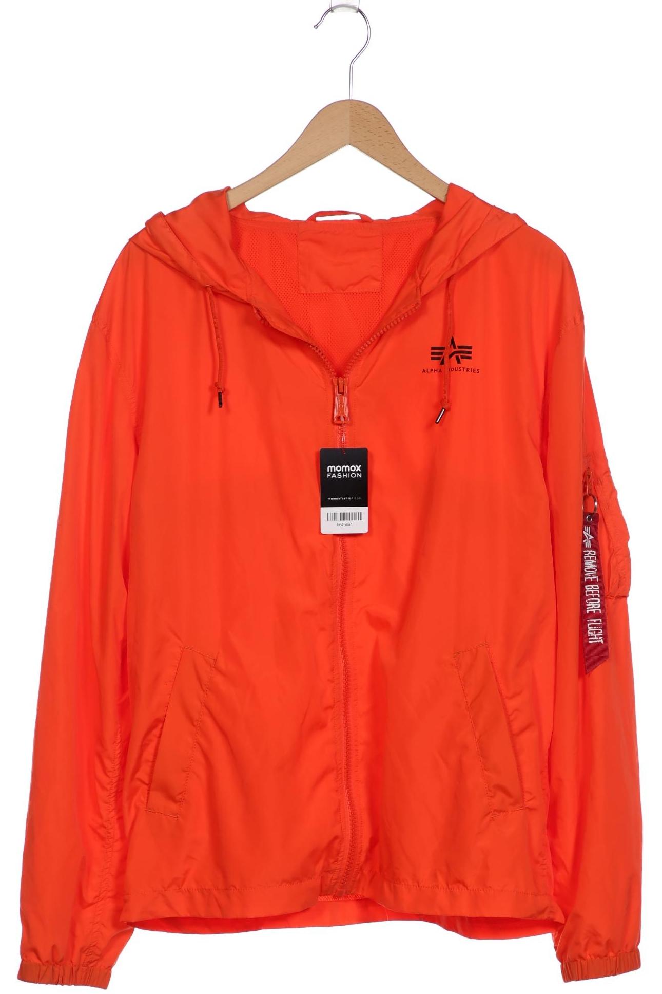 

Alpha industries Herren Jacke, orange, Gr. 54