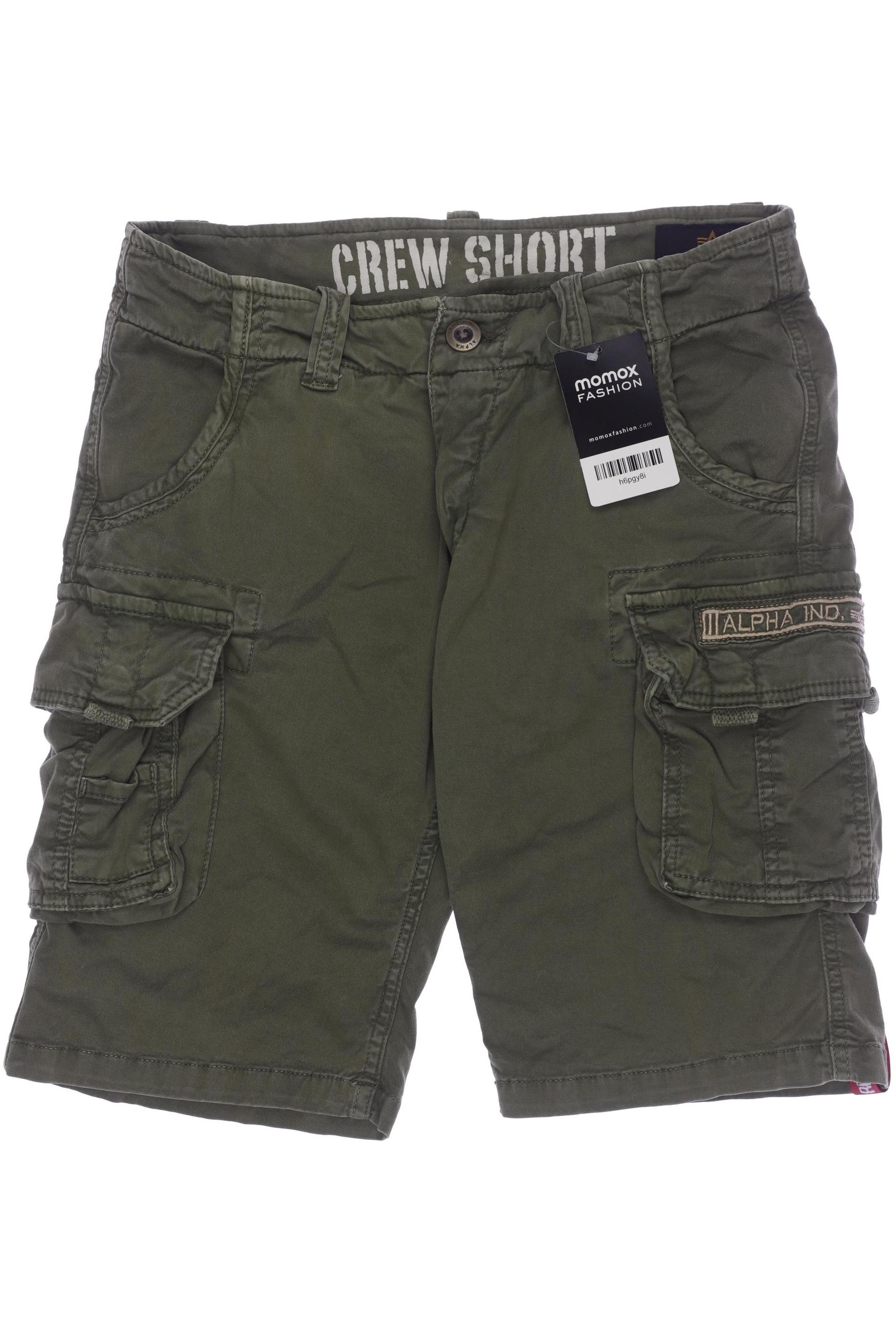 

Alpha industries Herren Shorts, grün, Gr. 29