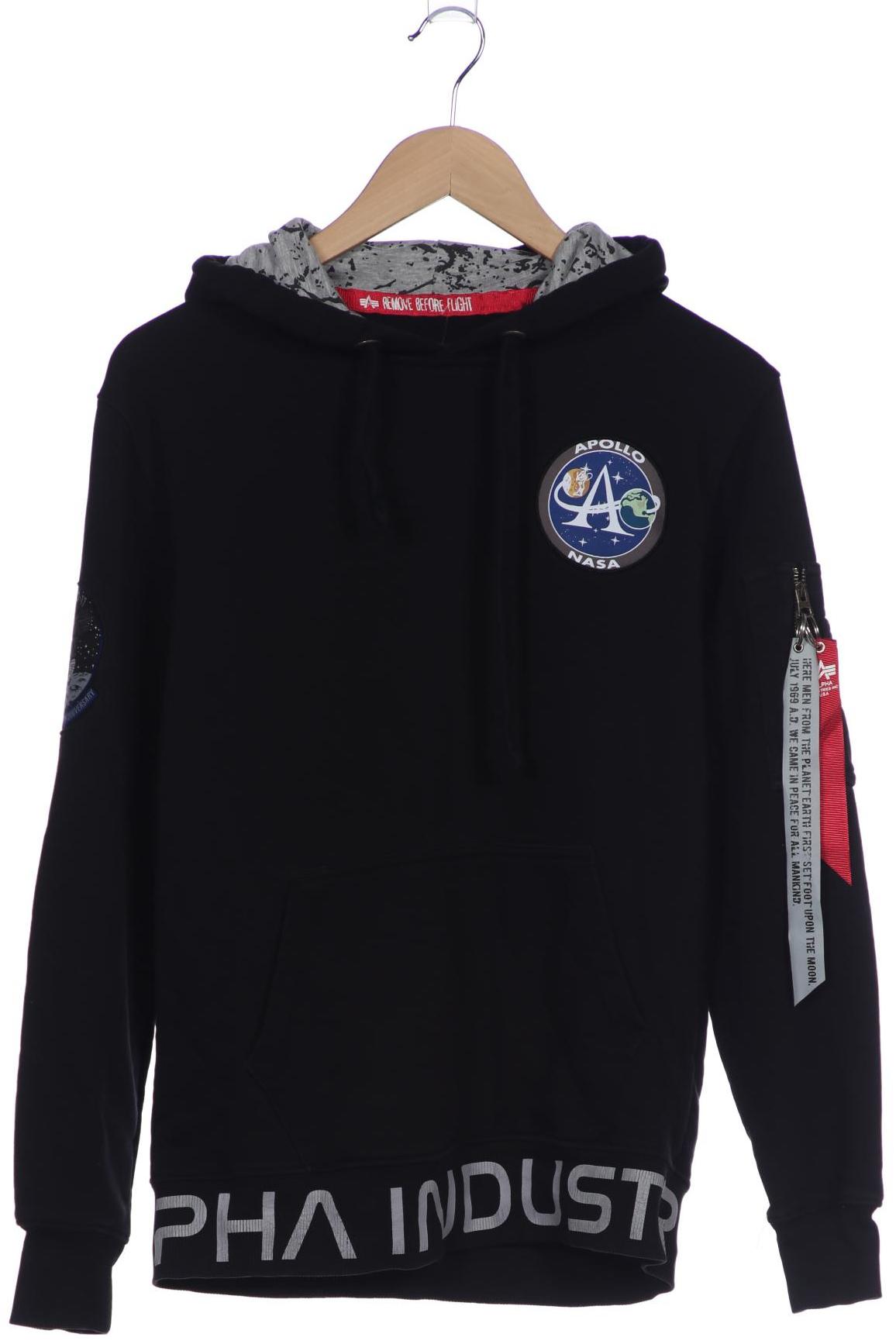 

Alpha industries Herren Kapuzenpullover, schwarz, Gr. 46