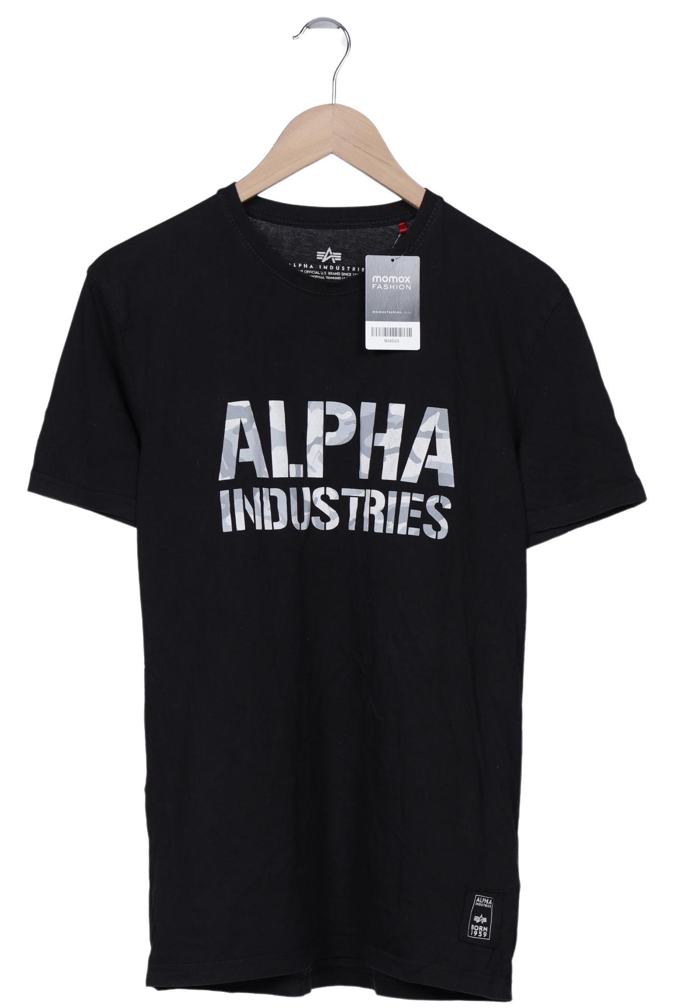 

Alpha industries Herren T-Shirt, schwarz, Gr. 52