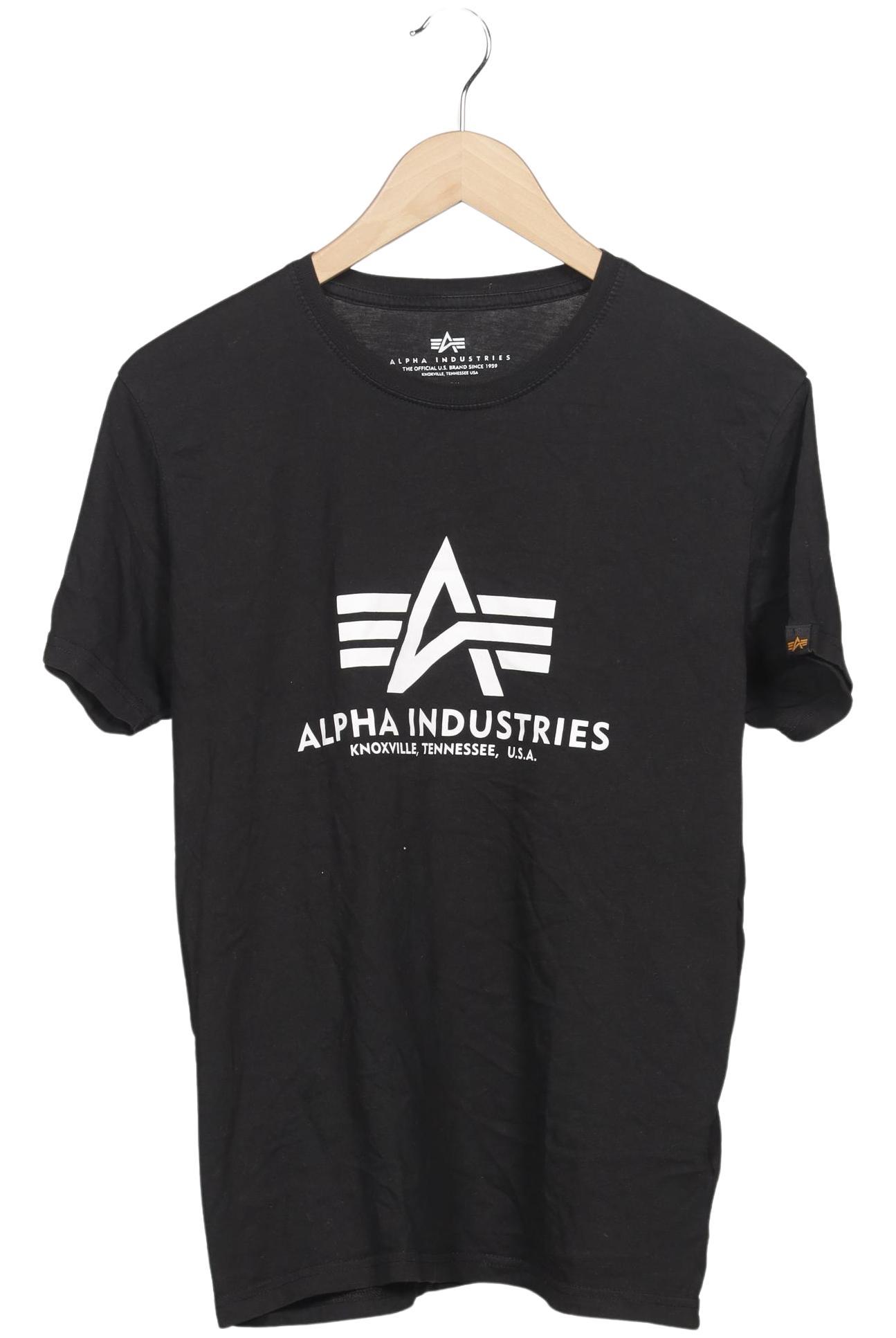

Alpha industries Herren T-Shirt, schwarz, Gr. 48