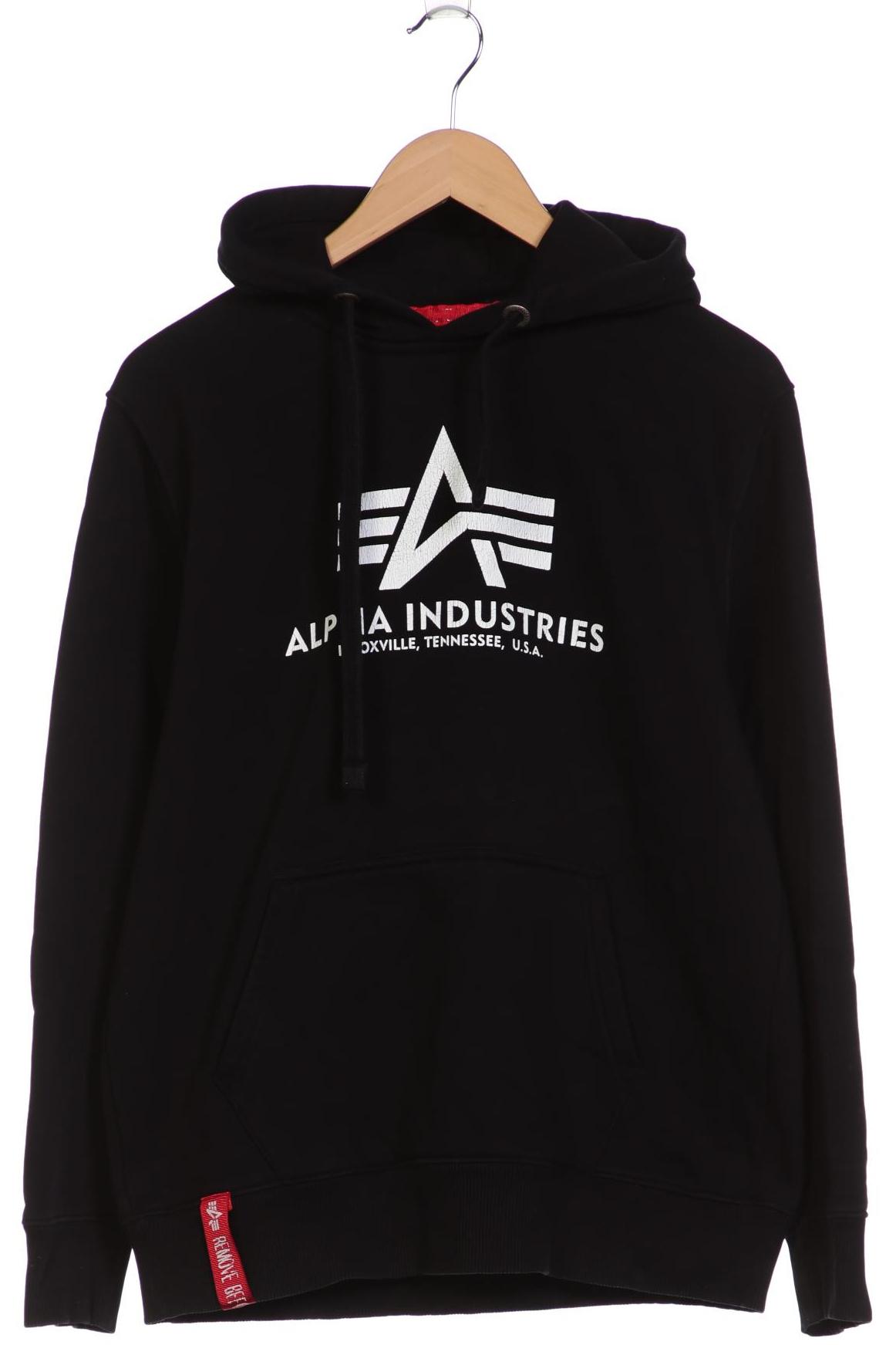 

Alpha industries Herren Kapuzenpullover, schwarz, Gr. 48