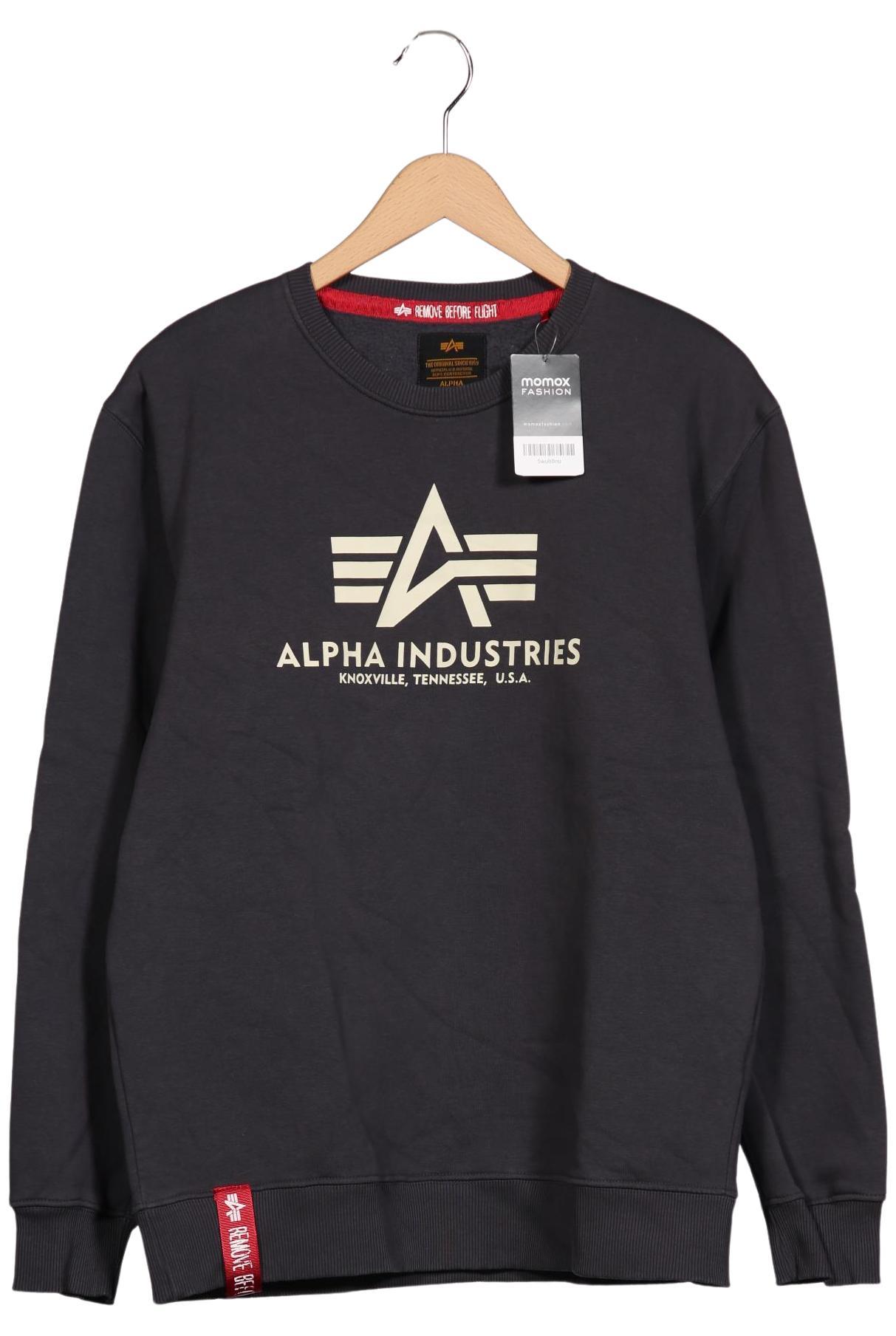 

Alpha industries Herren Sweatshirt, grau, Gr. 52