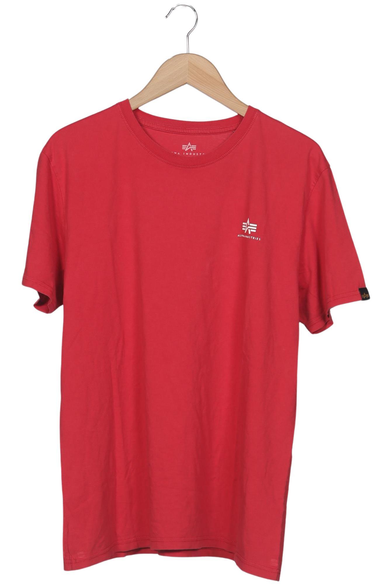 

Alpha industries Herren T-Shirt, rot, Gr. 54