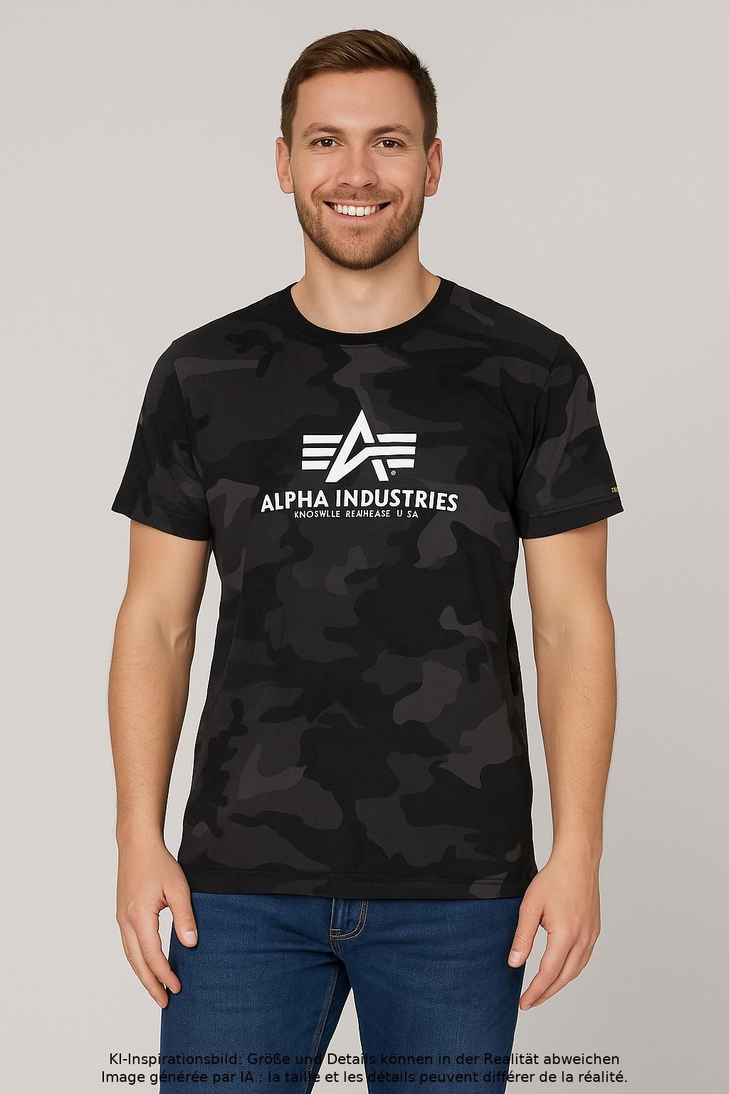 

Alpha industries Herren T-Shirt, grau, Gr. 54