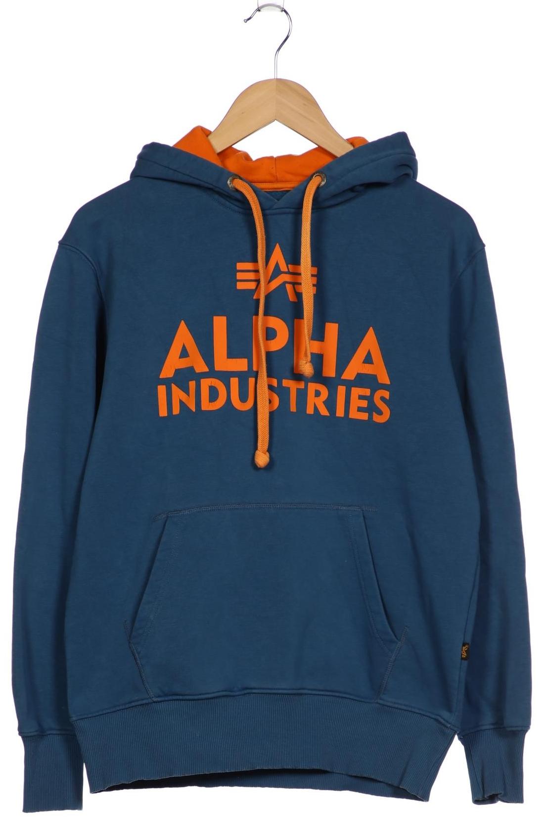 

Alpha industries Herren Kapuzenpullover, blau, Gr. 48