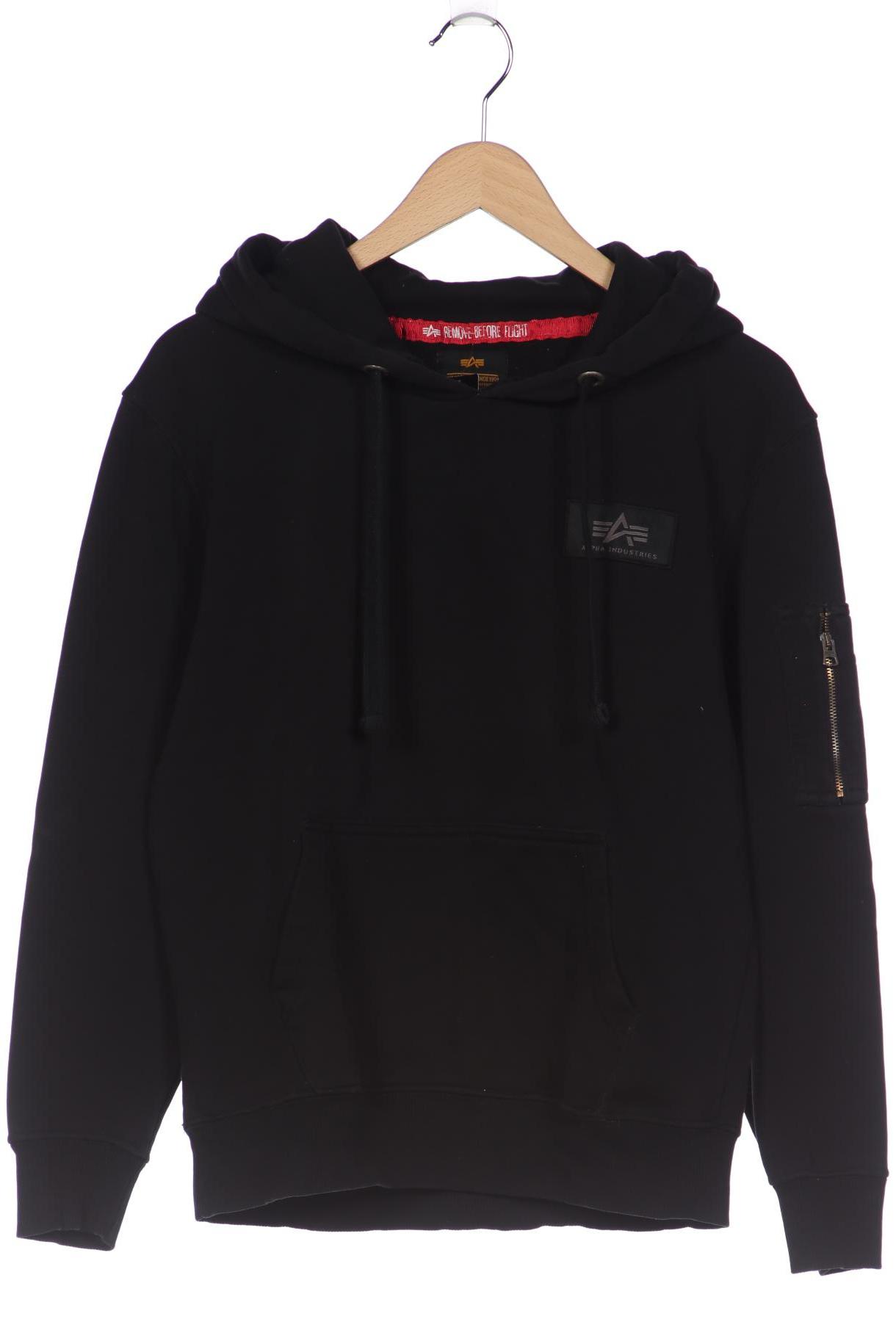 

Alpha industries Herren Kapuzenpullover, schwarz