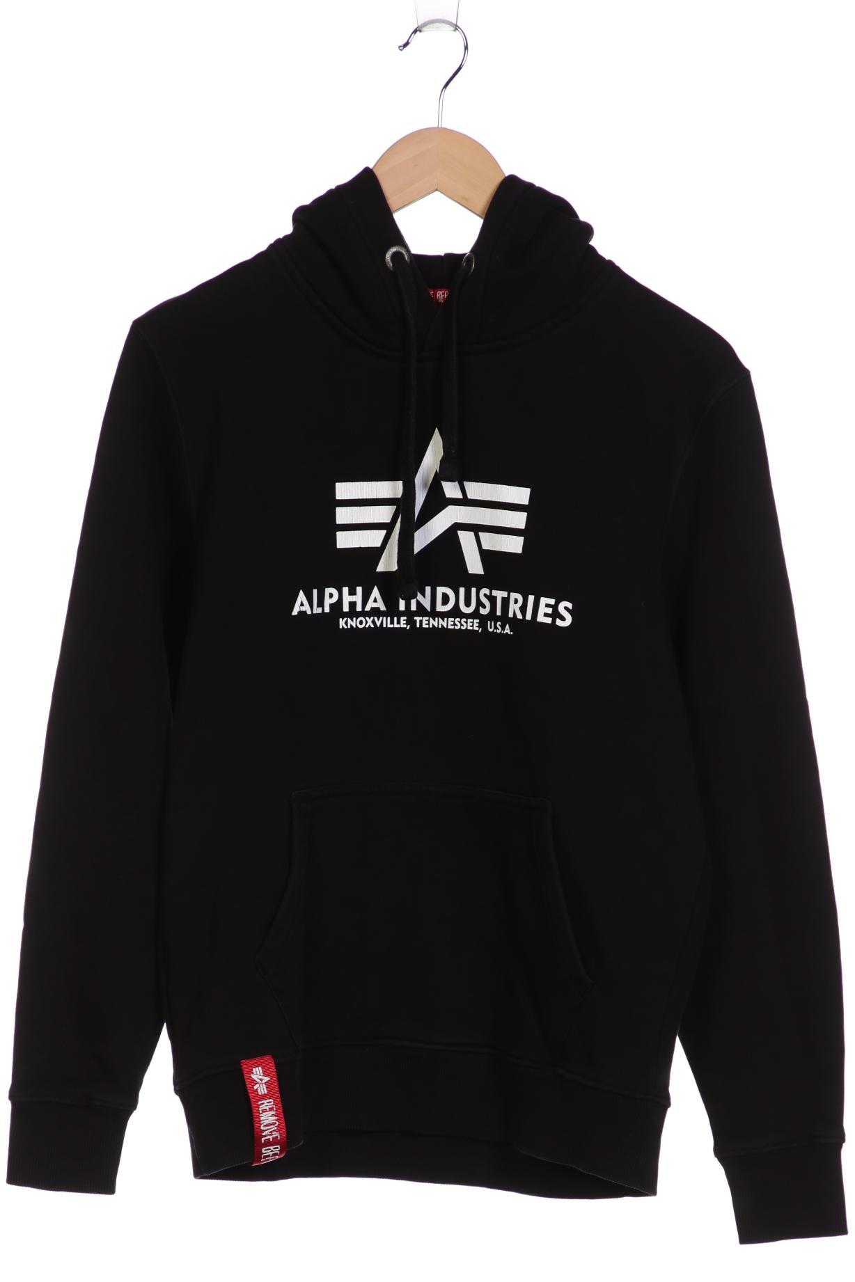 

Alpha industries Herren Kapuzenpullover, schwarz, Gr. 46