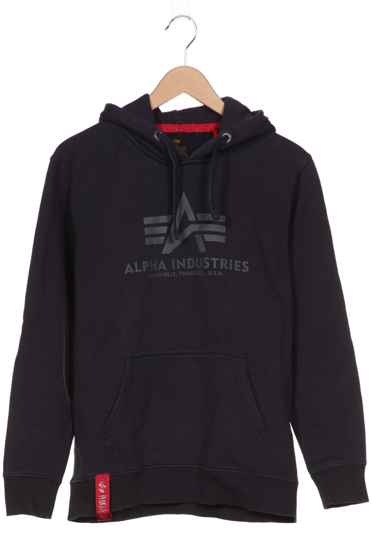 

Alpha industries Herren Kapuzenpullover, marineblau, Gr. 48