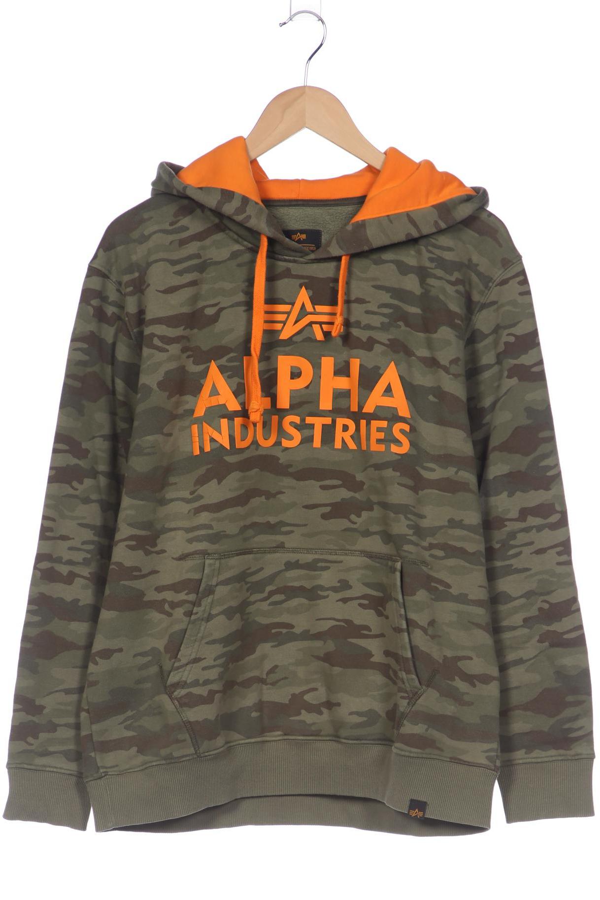 

Alpha industries Herren Kapuzenpullover, grün, Gr. 52