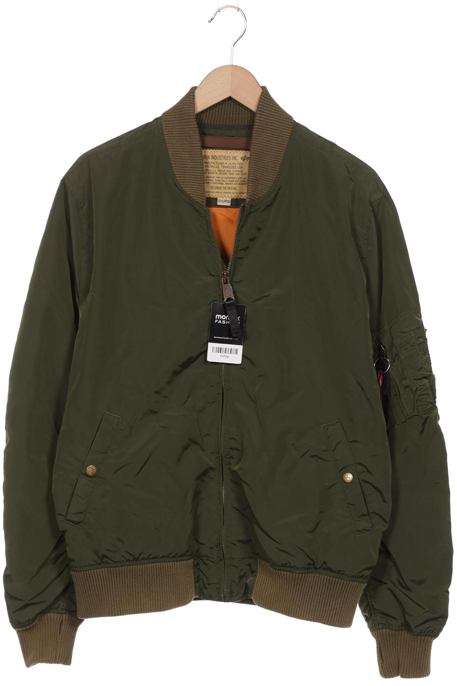 

Alpha industries Herren Jacke, grün, Gr. 56