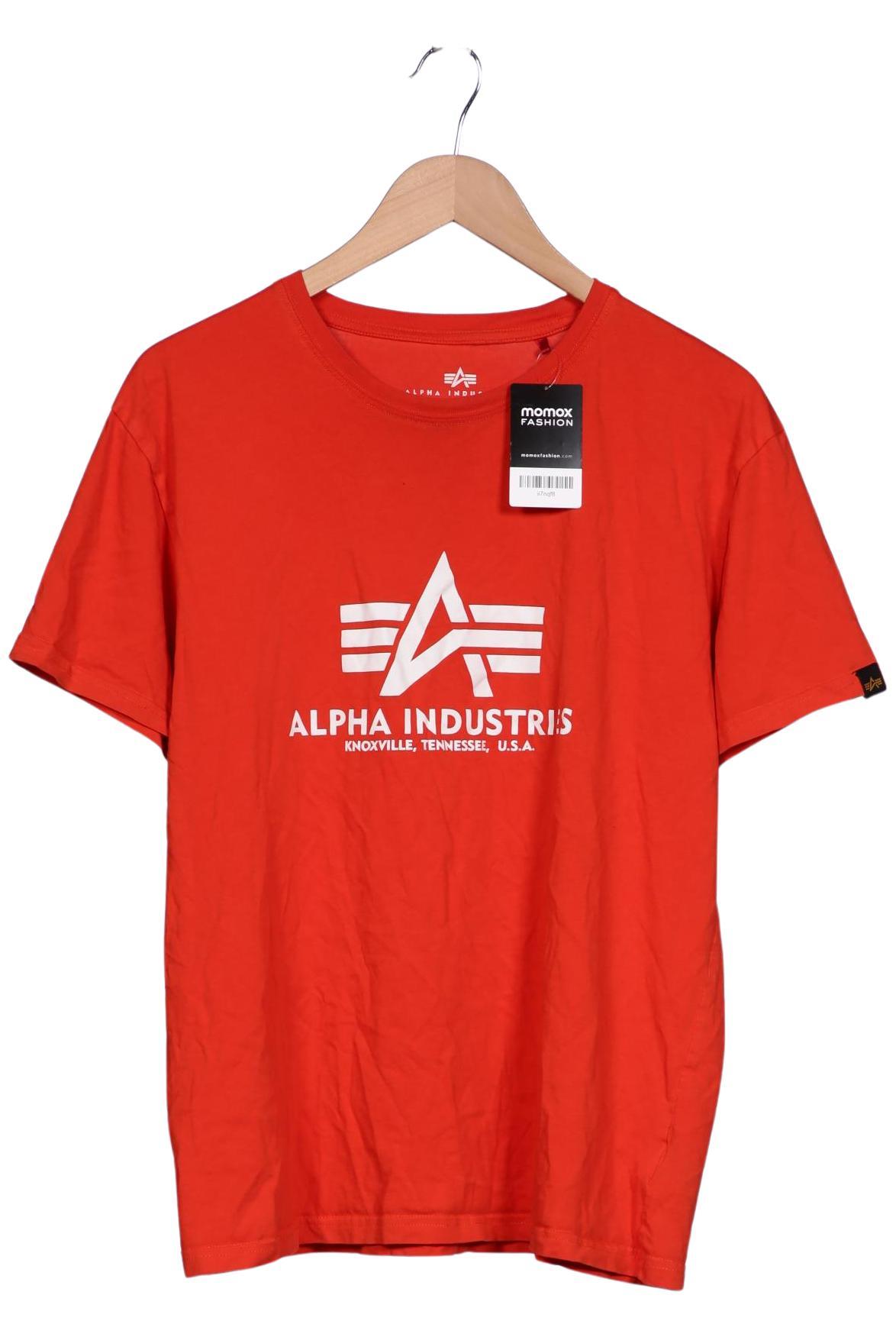 

Alpha industries Herren T-Shirt, orange, Gr. 54