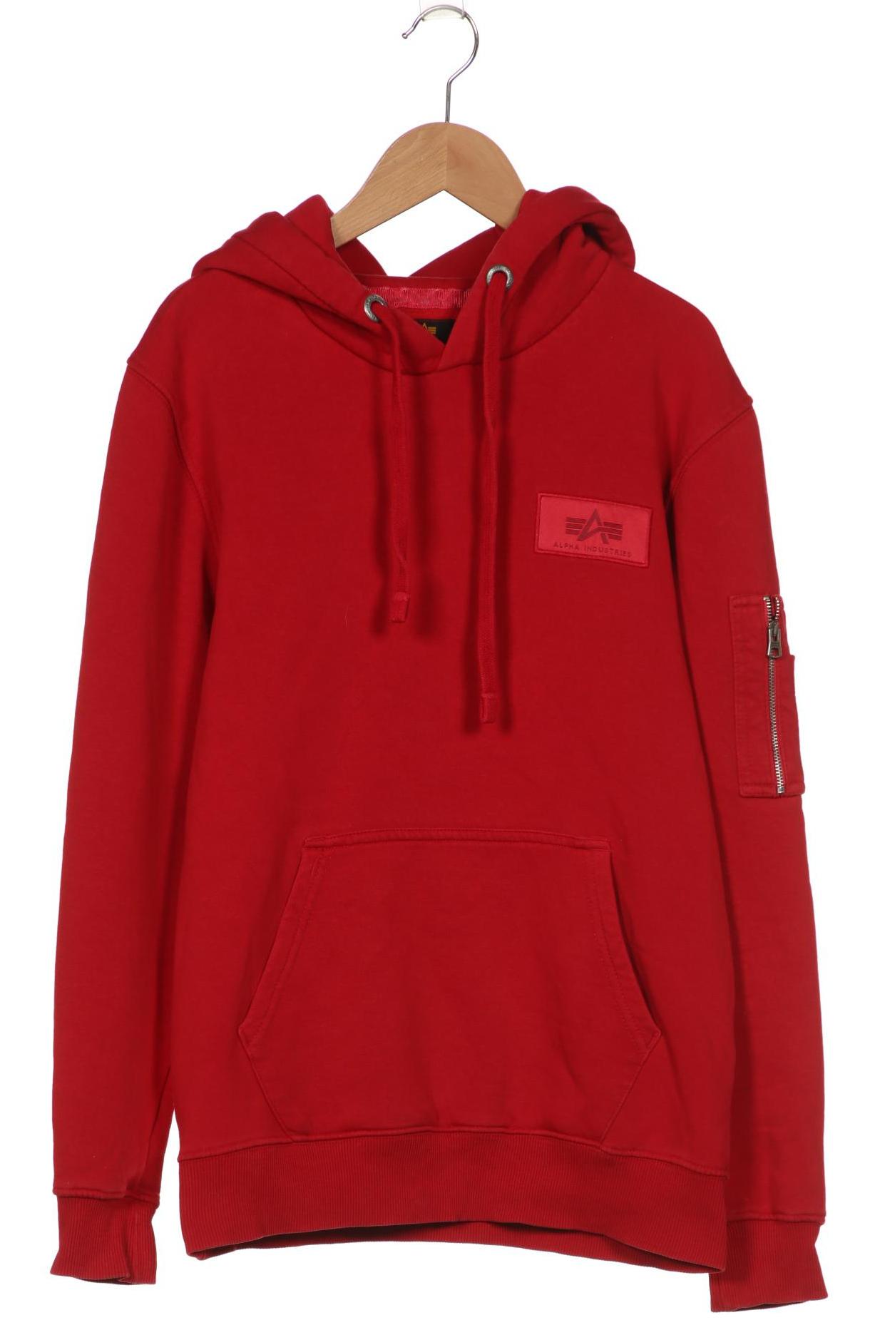 

Alpha industries Herren Kapuzenpullover, rot, Gr. 44