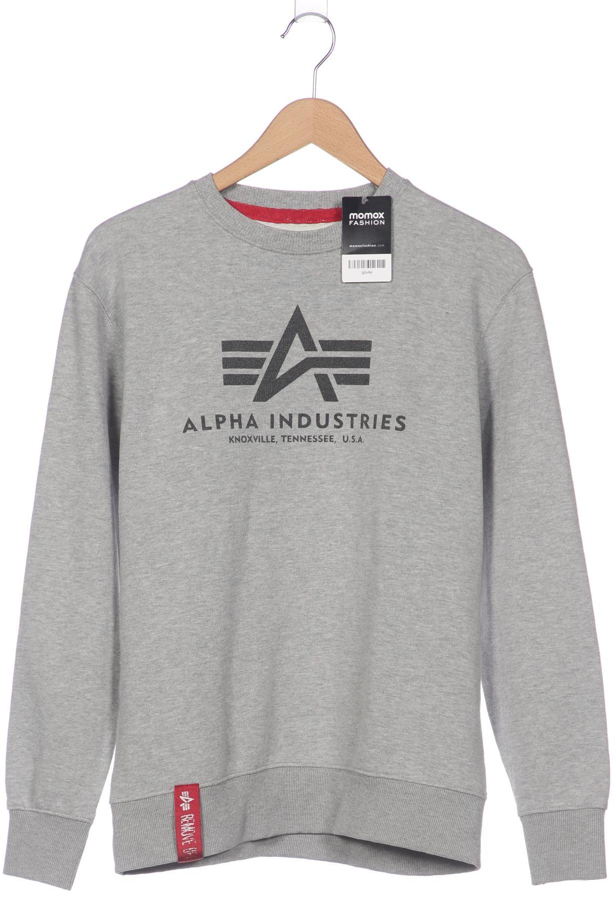

Alpha industries Herren Sweatshirt, grau, Gr. 48