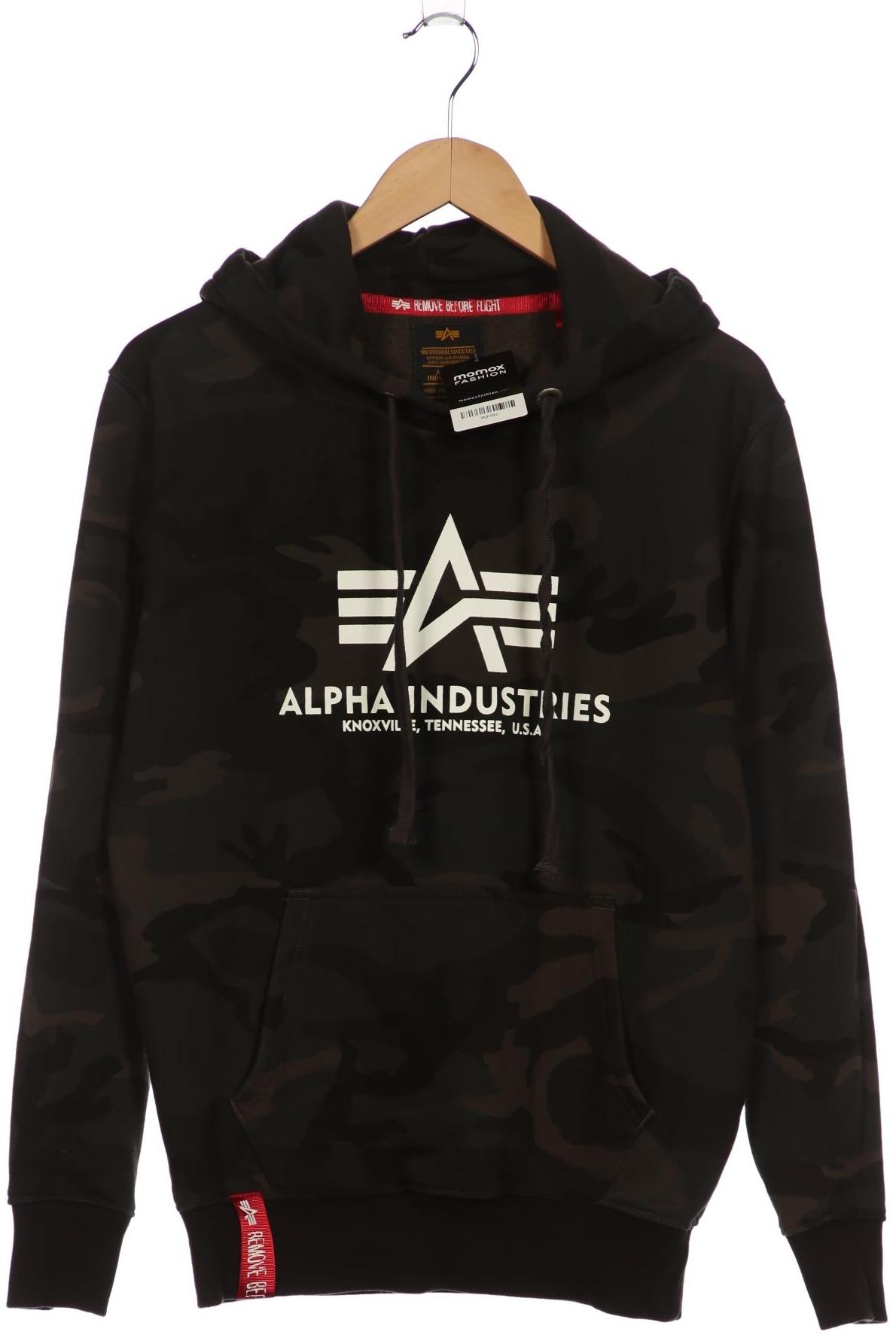 

Alpha industries Herren Kapuzenpullover, grau, Gr. 48