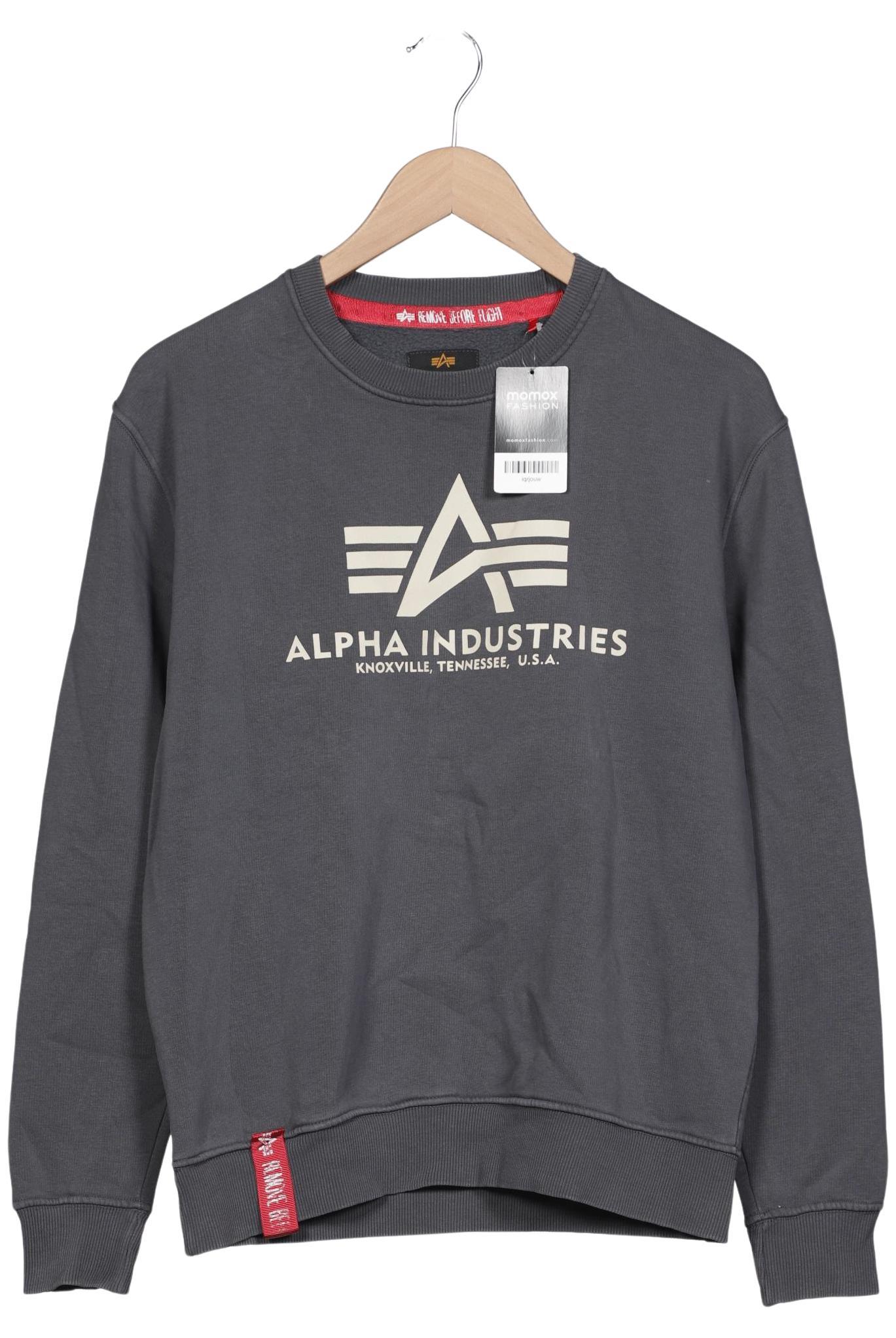 

Alpha industries Herren Sweatshirt, grau, Gr. 46