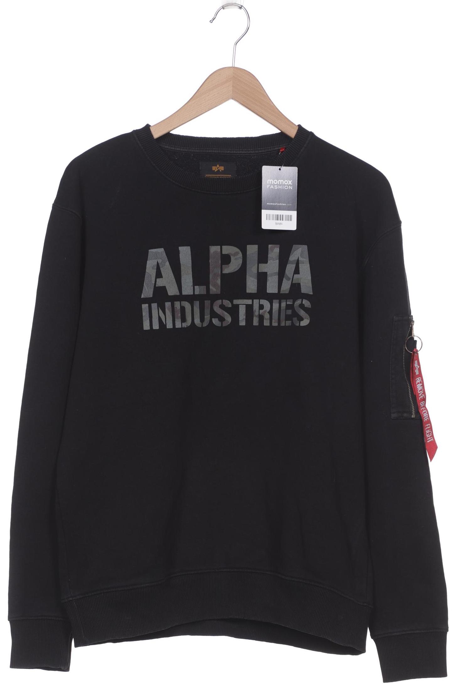 

Alpha industries Herren Sweatshirt, schwarz, Gr. 52