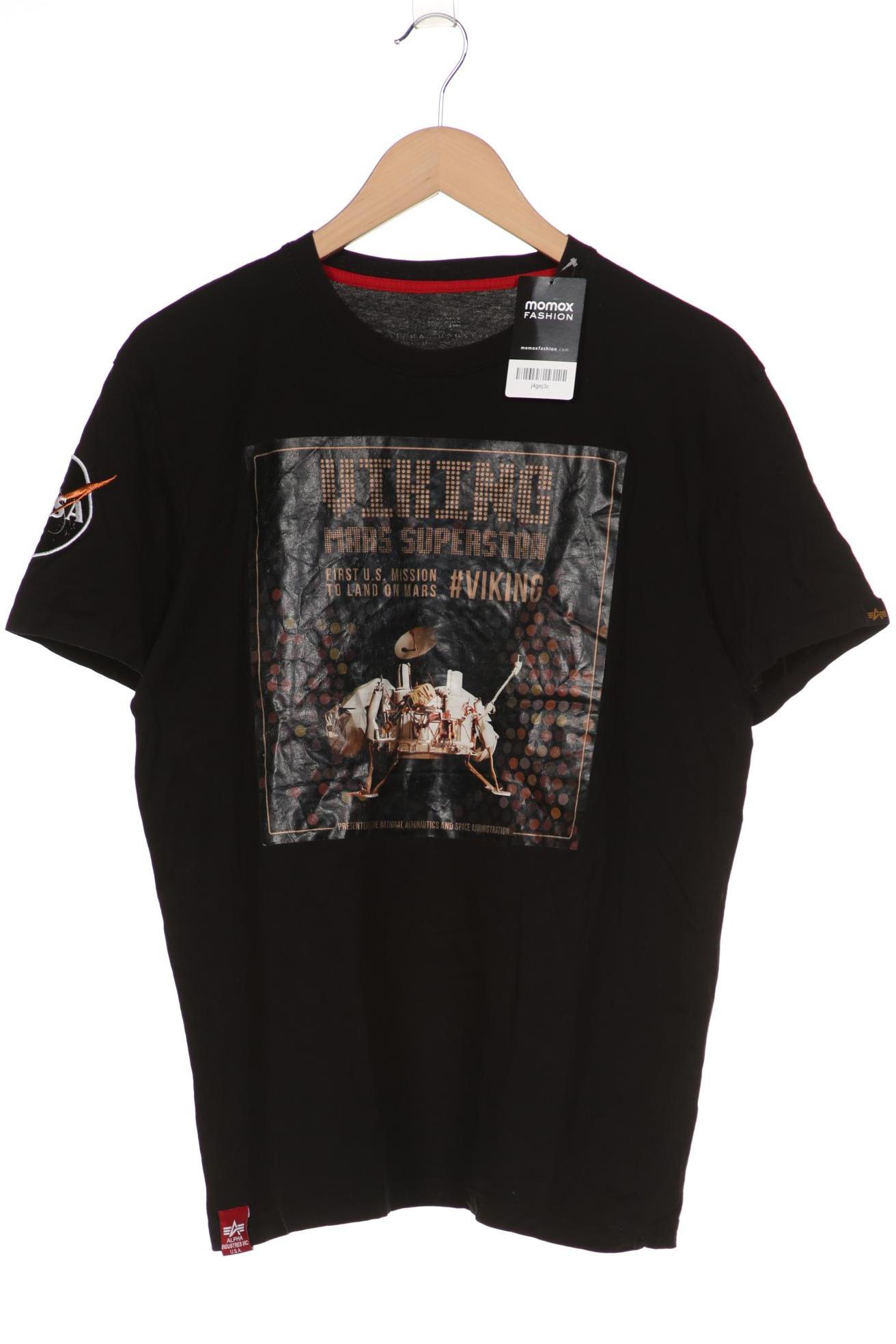 

Alpha industries Herren T-Shirt, schwarz