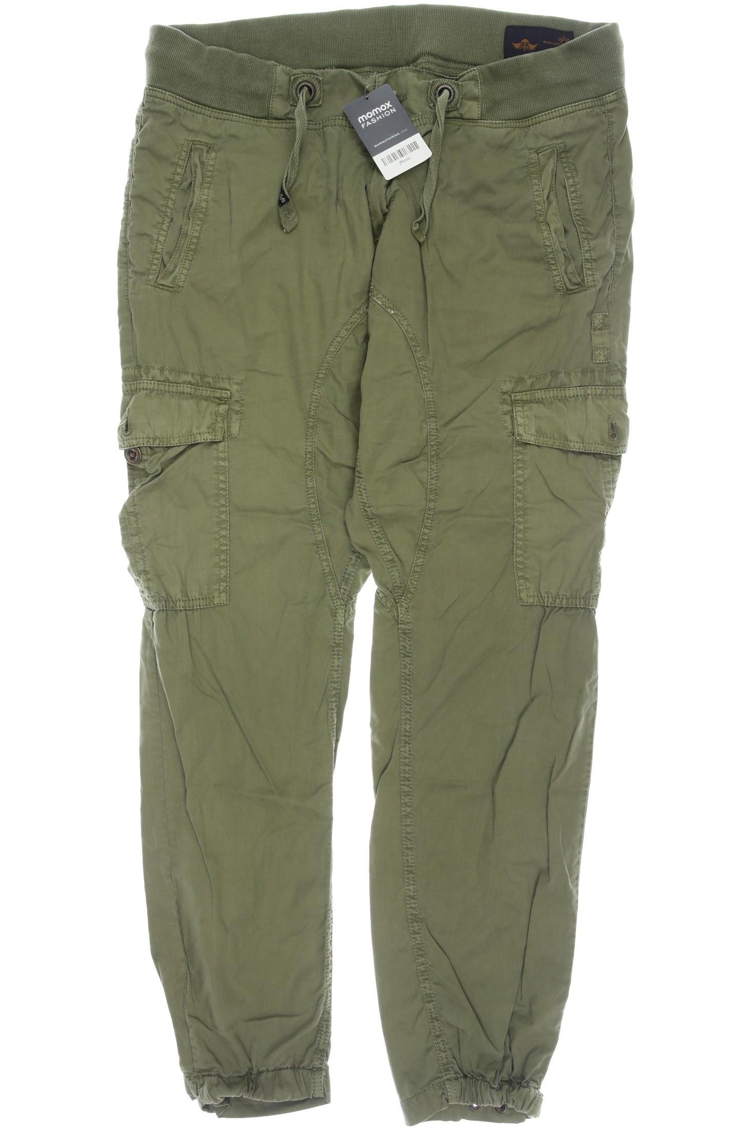 

Alpha industries Herren Stoffhose, grün, Gr. 38