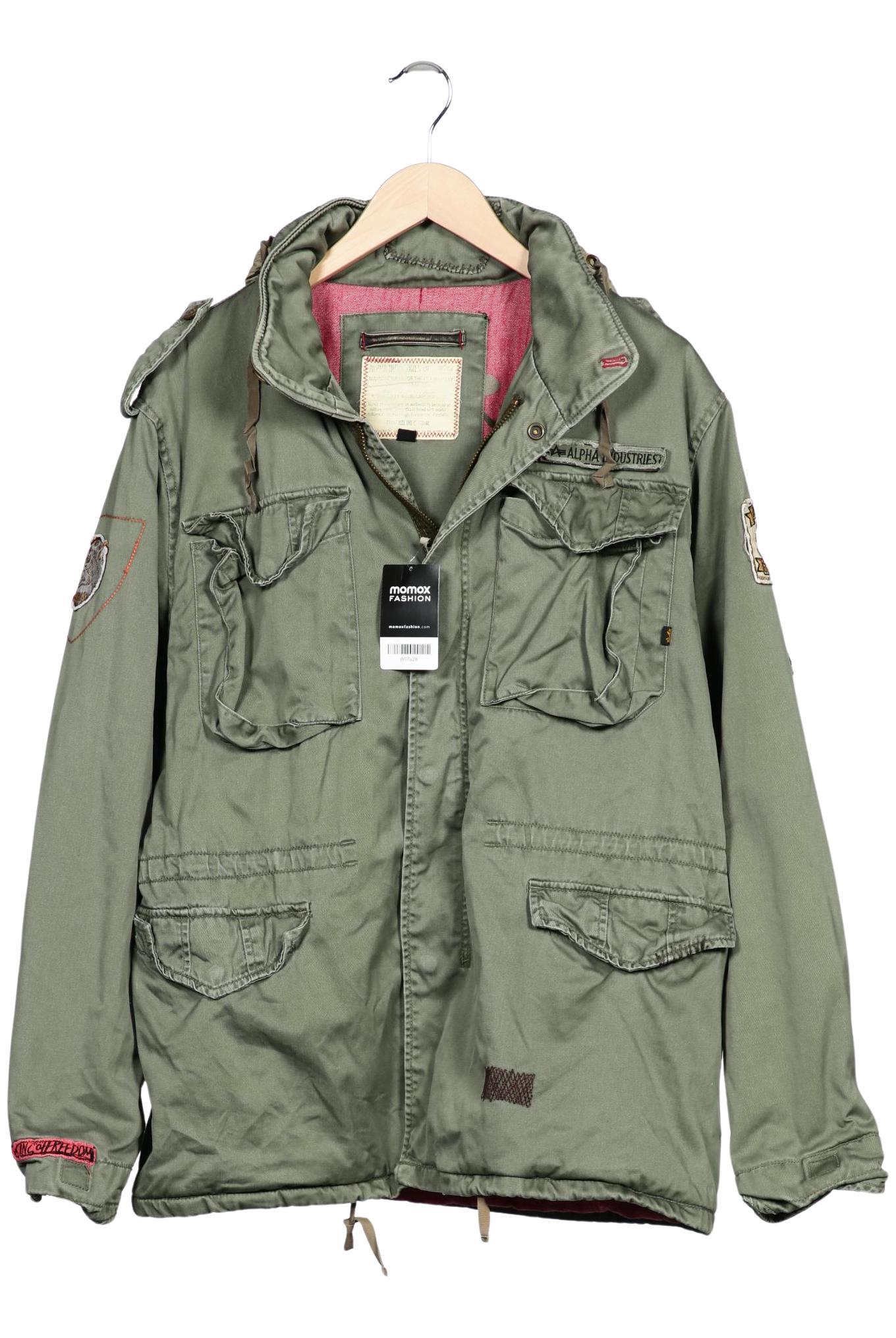 

Alpha industries Herren Jacke, grün, Gr. 54