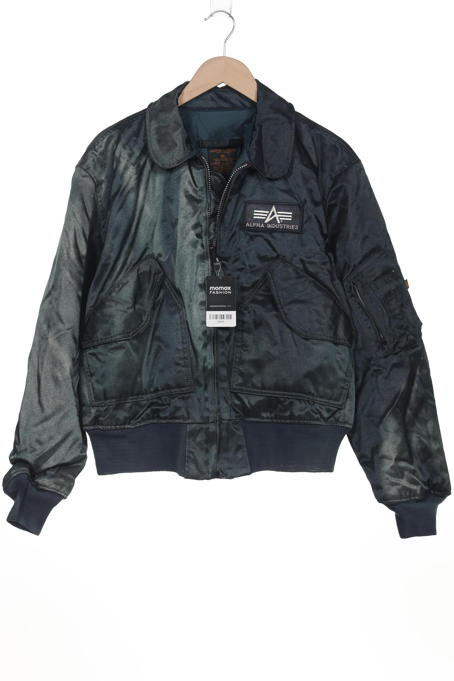 

Alpha industries Herren Jacke, türkis, Gr. 52