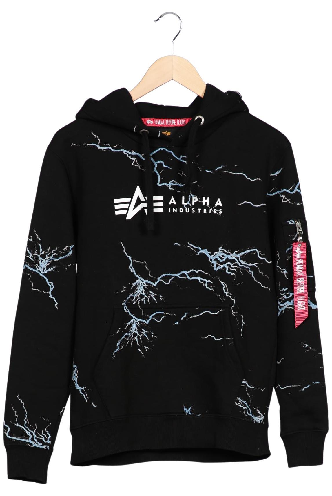 

Alpha industries Herren Kapuzenpullover, schwarz, Gr. 46