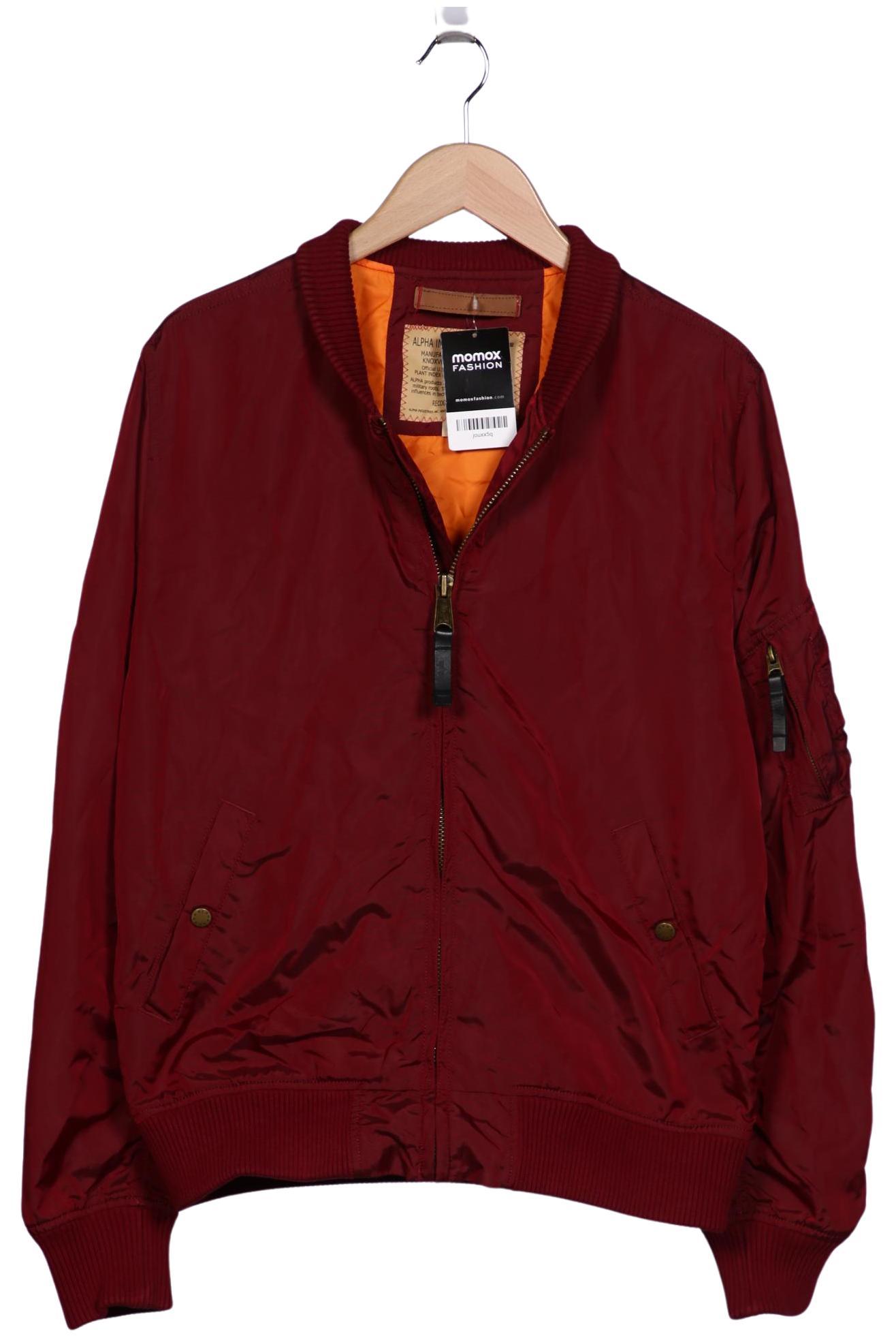 

Alpha industries Herren Jacke, rot, Gr. 52
