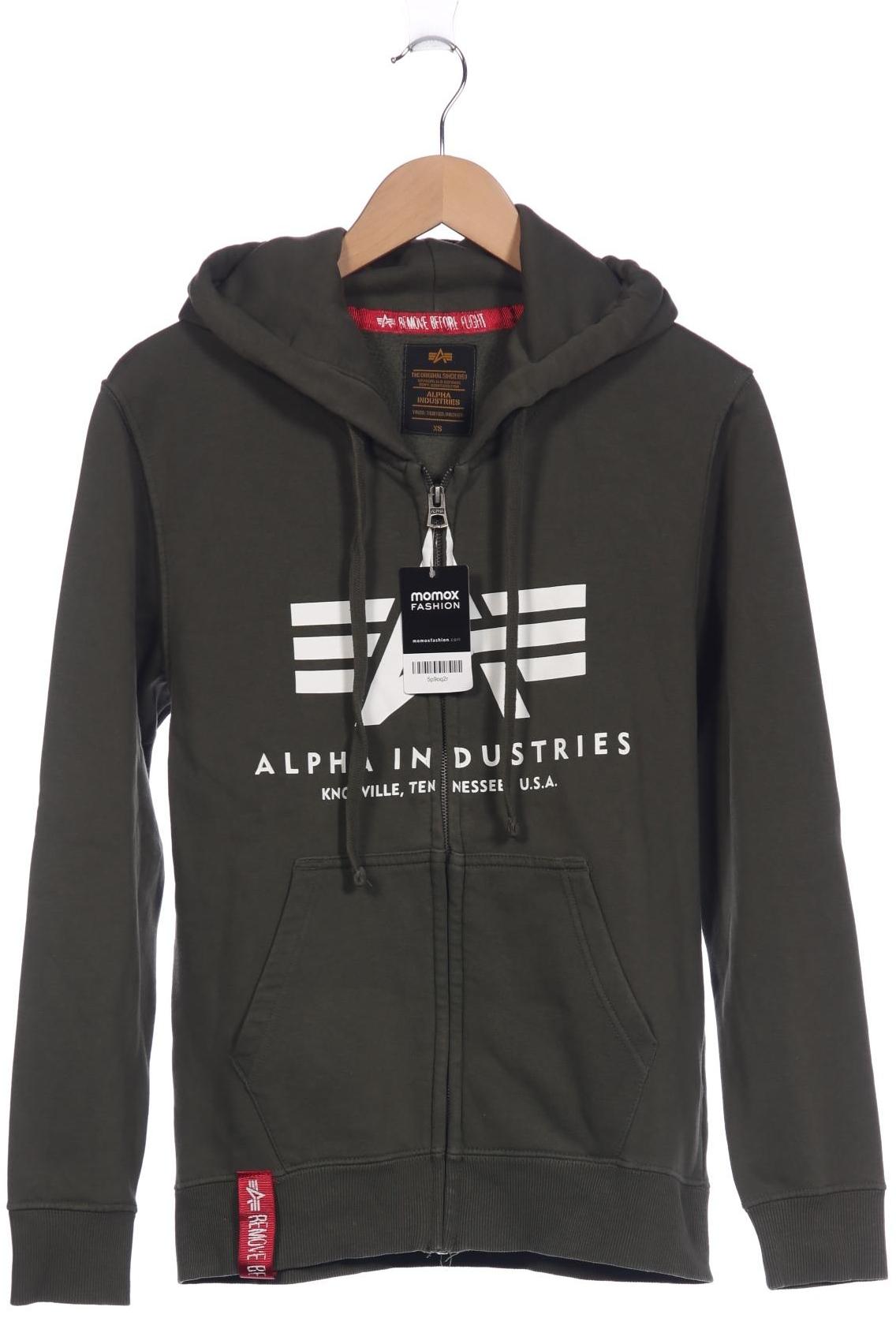 

Alpha industries Herren Kapuzenpullover, grün, Gr. 44