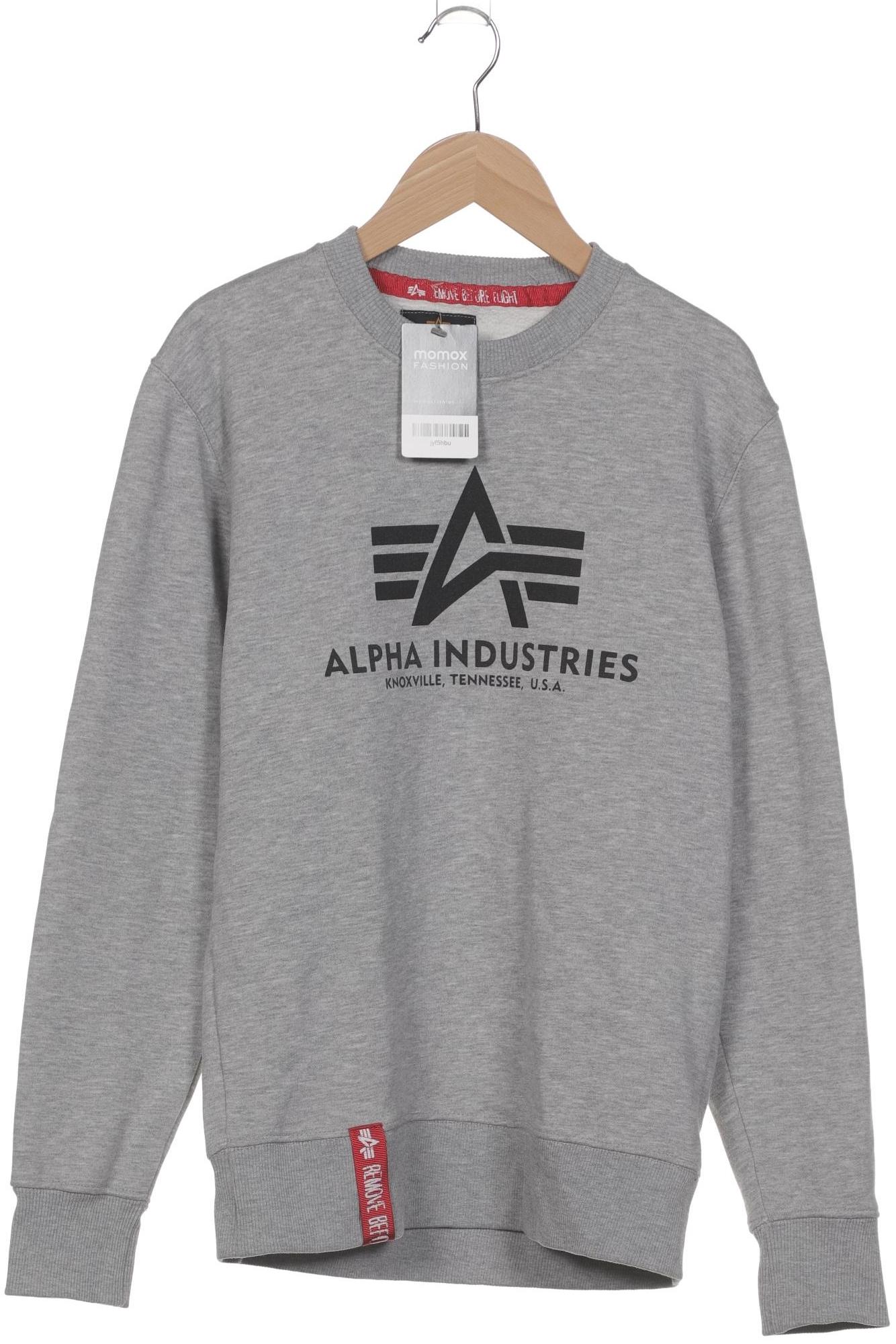 

Alpha industries Herren Sweatshirt, grau, Gr. 42