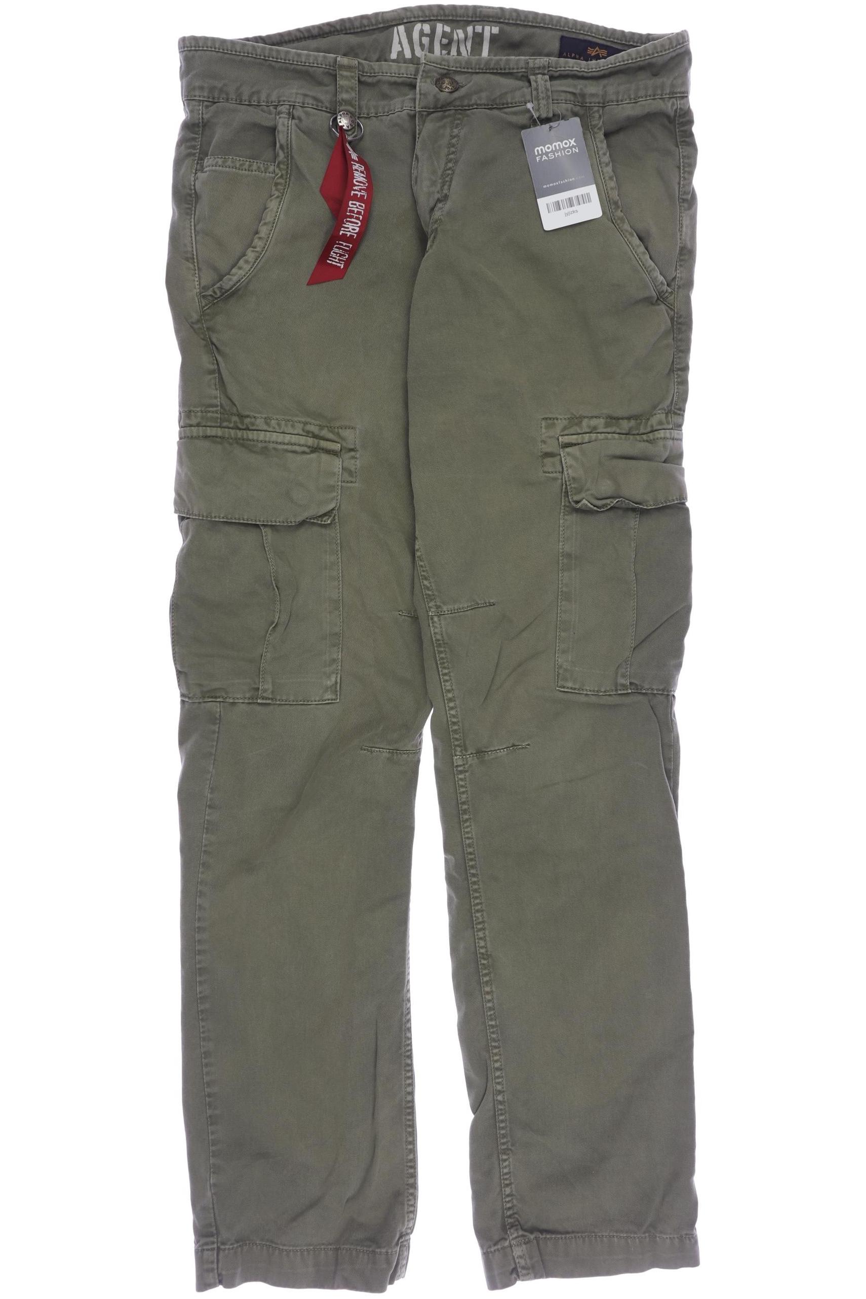 

Alpha industries Herren Jeans, grün, Gr. 34