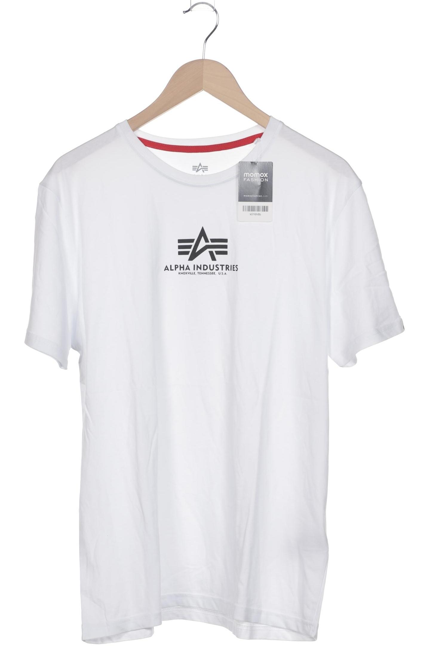 

Alpha industries Herren T-Shirt, weiß, Gr. 54