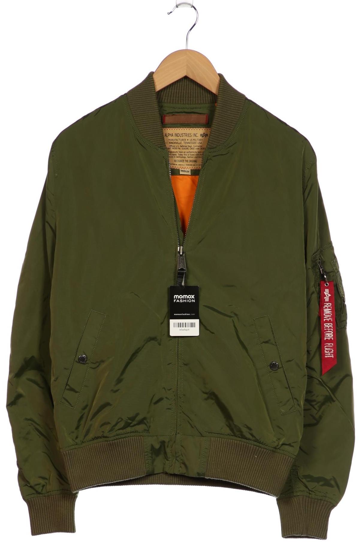 

Alpha industries Herren Jacke, grün, Gr. 48