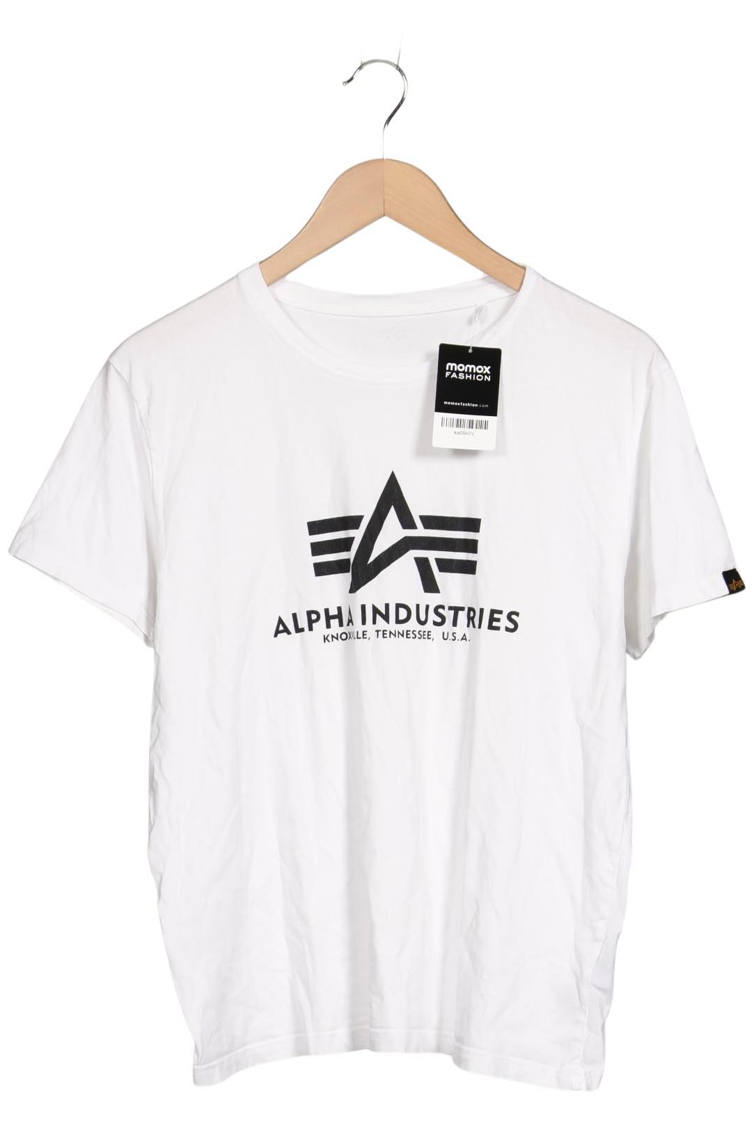 

Alpha industries Herren T-Shirt, weiß, Gr. 46
