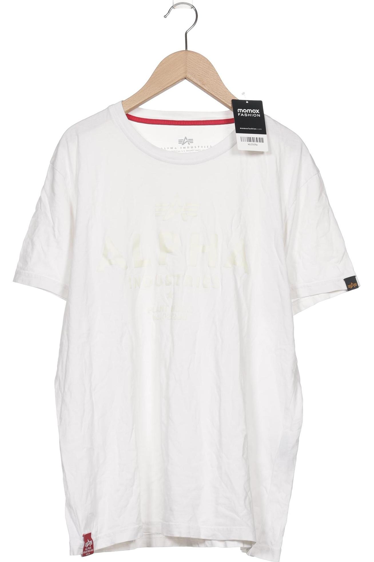 

Alpha industries Herren T-Shirt, weiß, Gr. 52