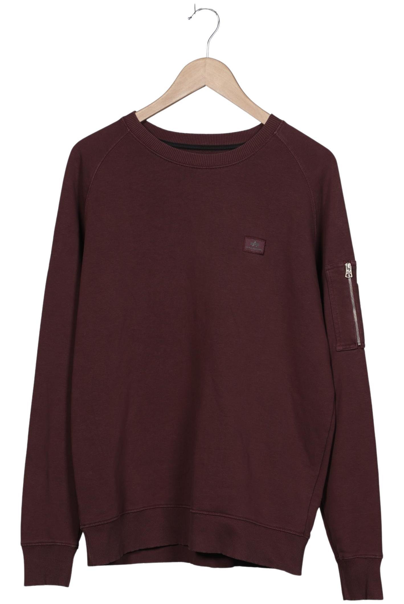 

Alpha industries Herren Sweatshirt, bordeaux, Gr. 52