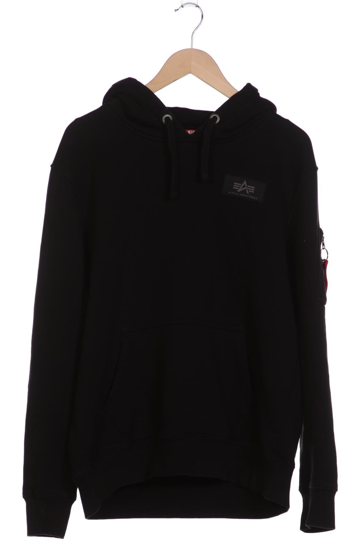 

Alpha industries Herren Kapuzenpullover, schwarz, Gr. 54