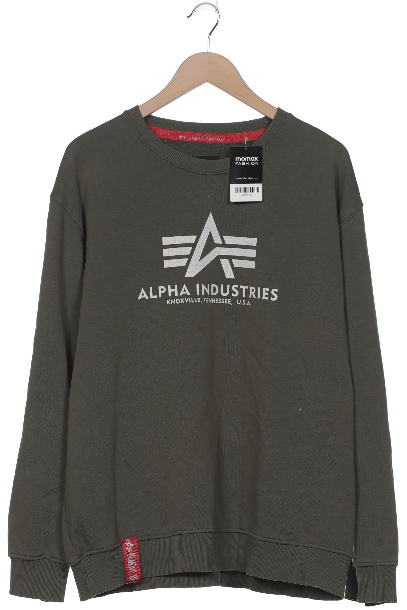 

Alpha industries Herren Sweatshirt, grün, Gr. 56